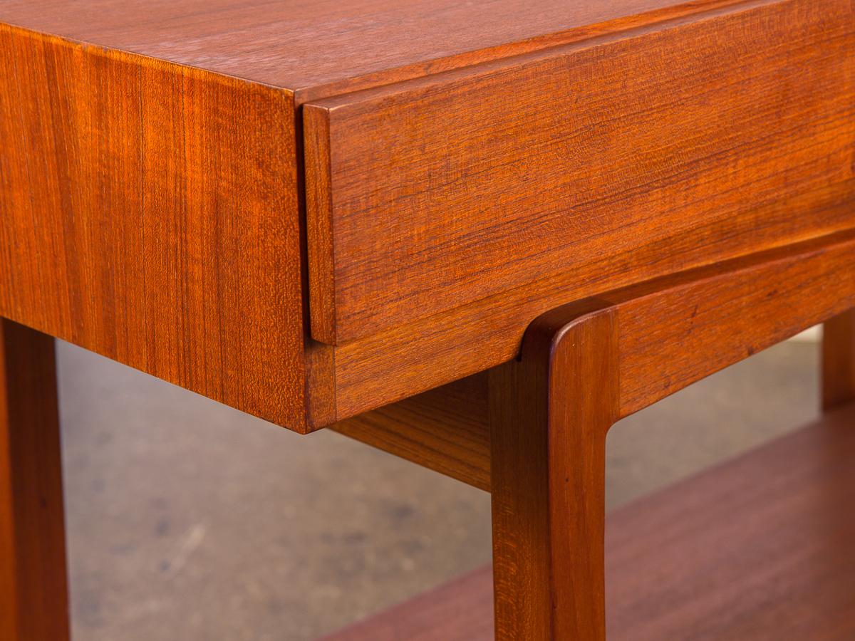 Ib Kofod-Larsen Teak Console Table for Faarup In Good Condition In Brooklyn, NY