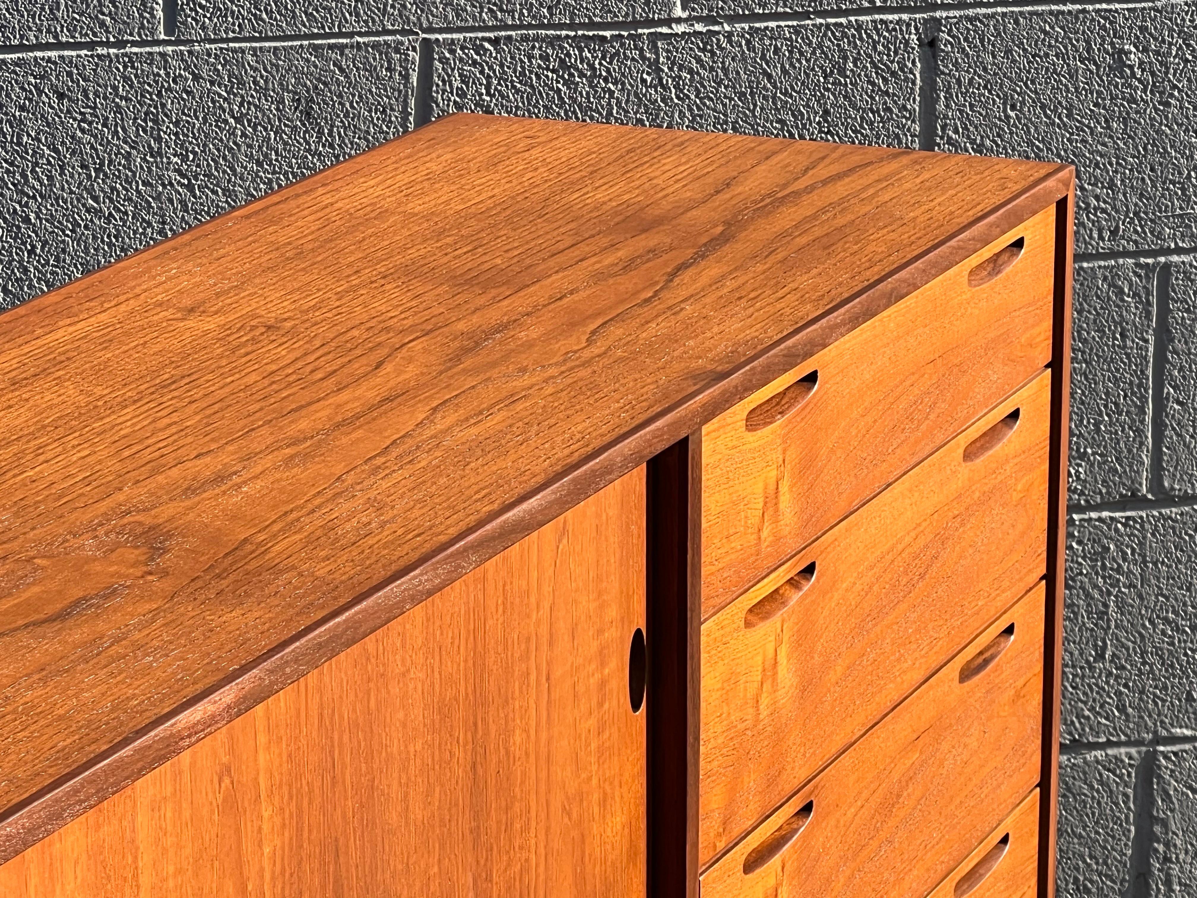 Ib Kofod-Larsen Teak Credenza for Clausen and Sons For Sale 2