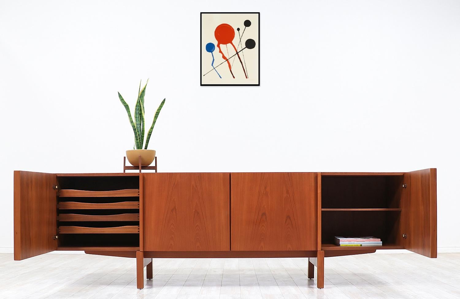 Mid-Century Modern Ib Kofod-Larsen Teak Credenza for Faarup Møbelfabrik