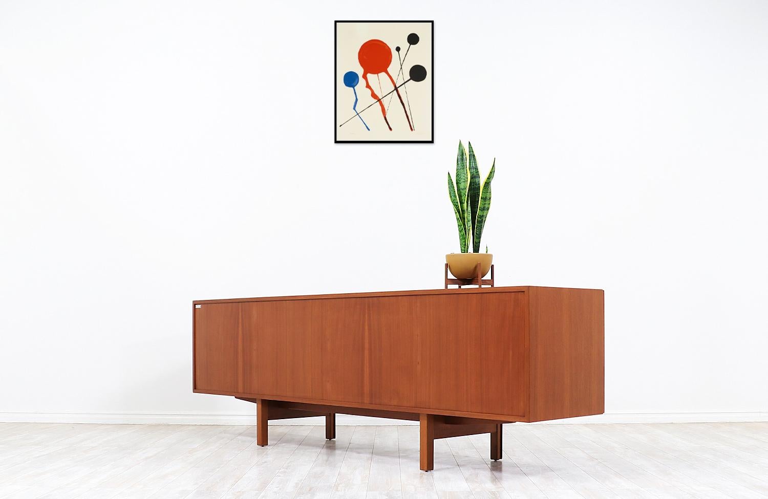 Mid-20th Century Ib Kofod-Larsen Teak Credenza for Faarup Møbelfabrik