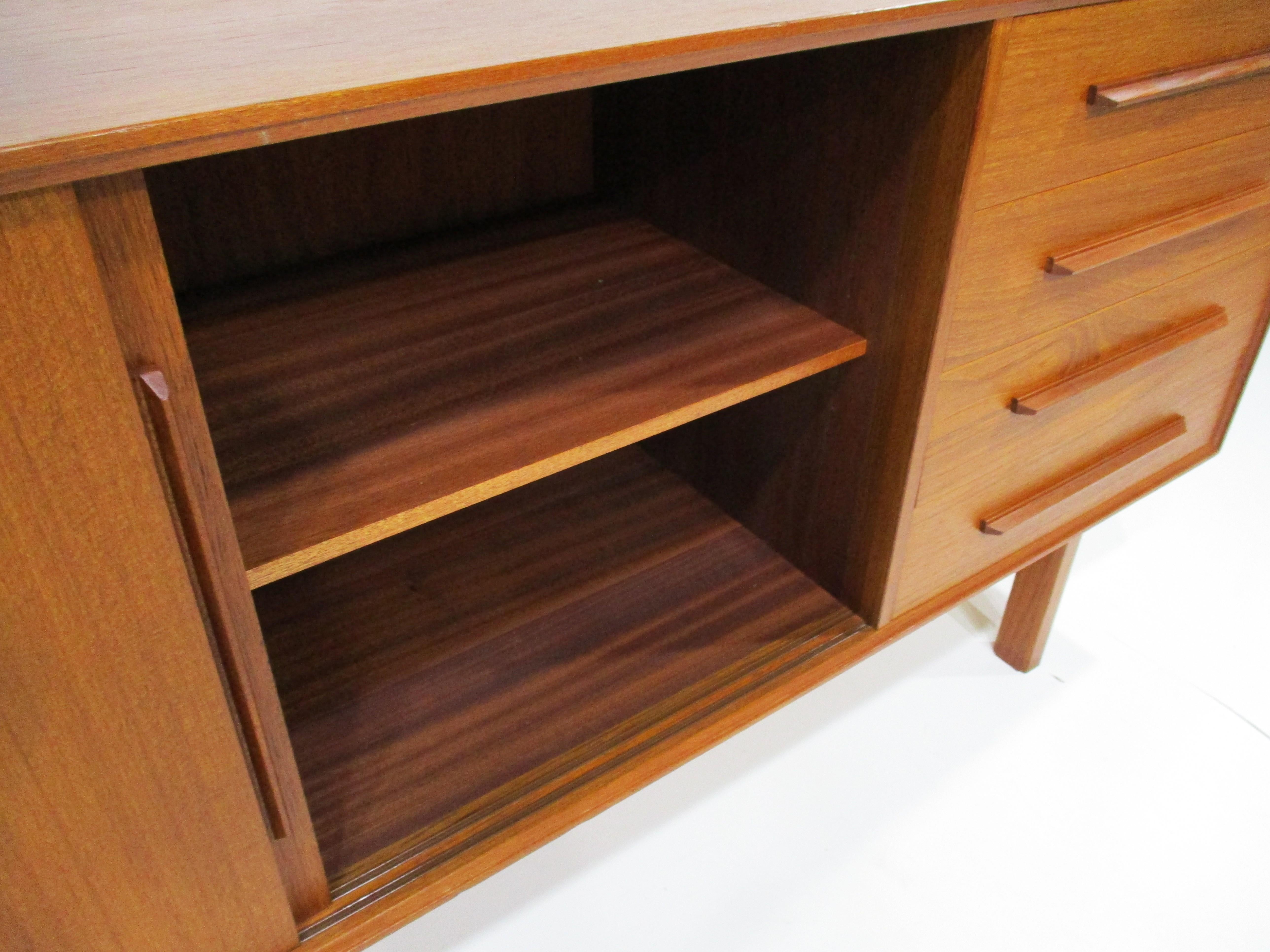 Ib Kofod Larsen Teak Credenza / Sideboard for Faarup Denmark For Sale 5