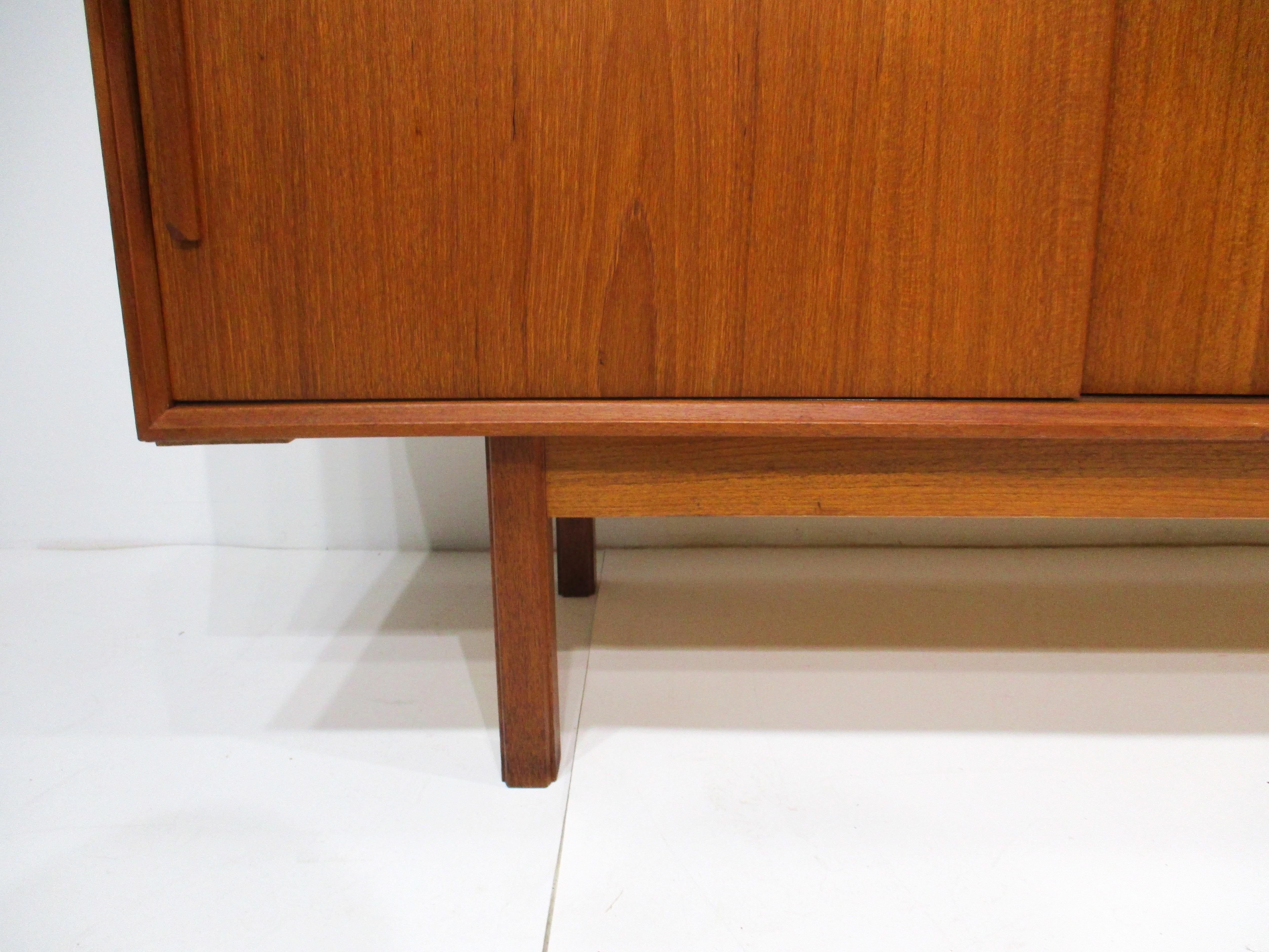 Ib Kofod Larsen Teak Credenza / Sideboard for Faarup Denmark For Sale 6