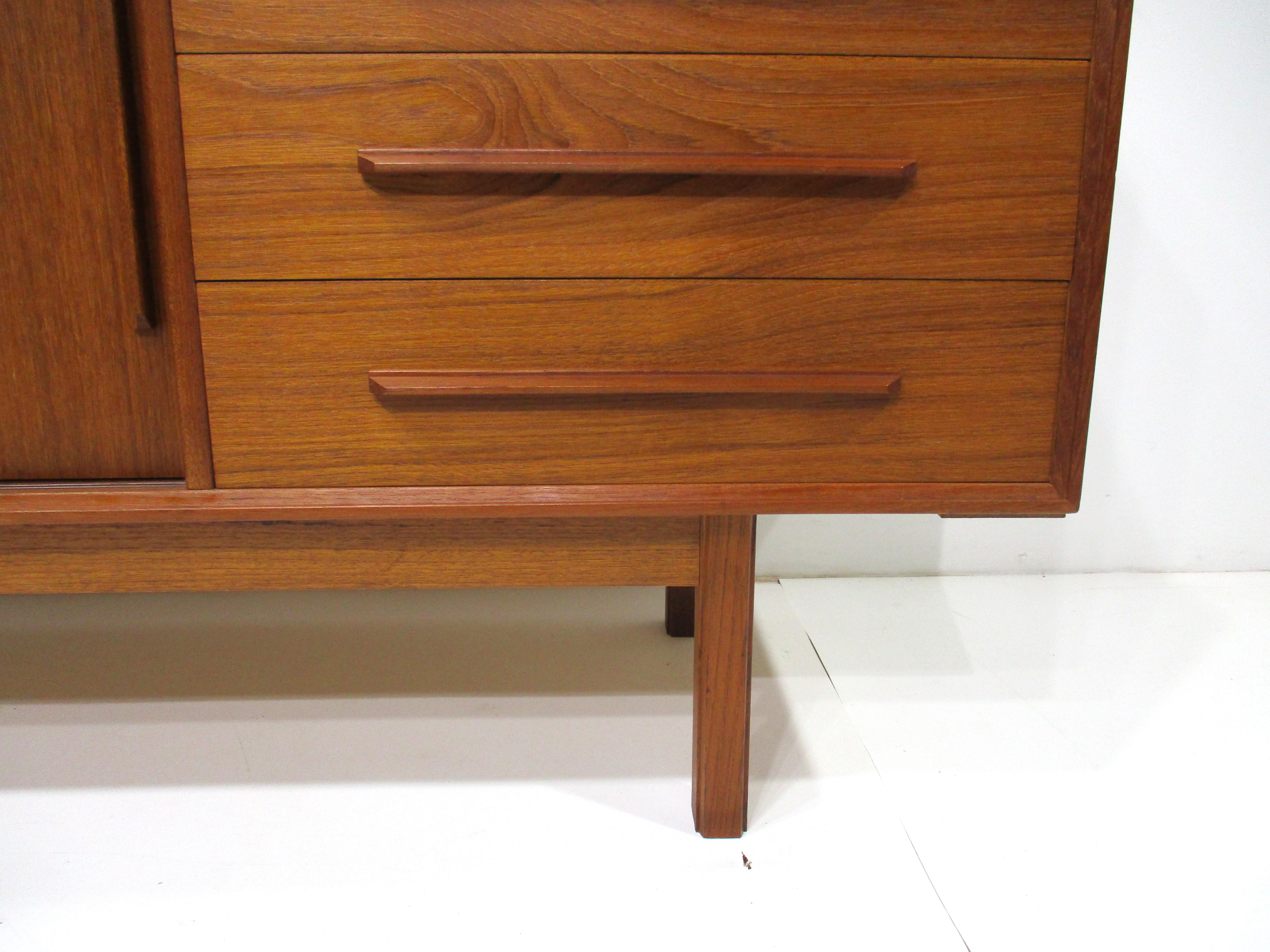 Ib Kofod Larsen Teak Credenza / Sideboard for Faarup Denmark For Sale 7