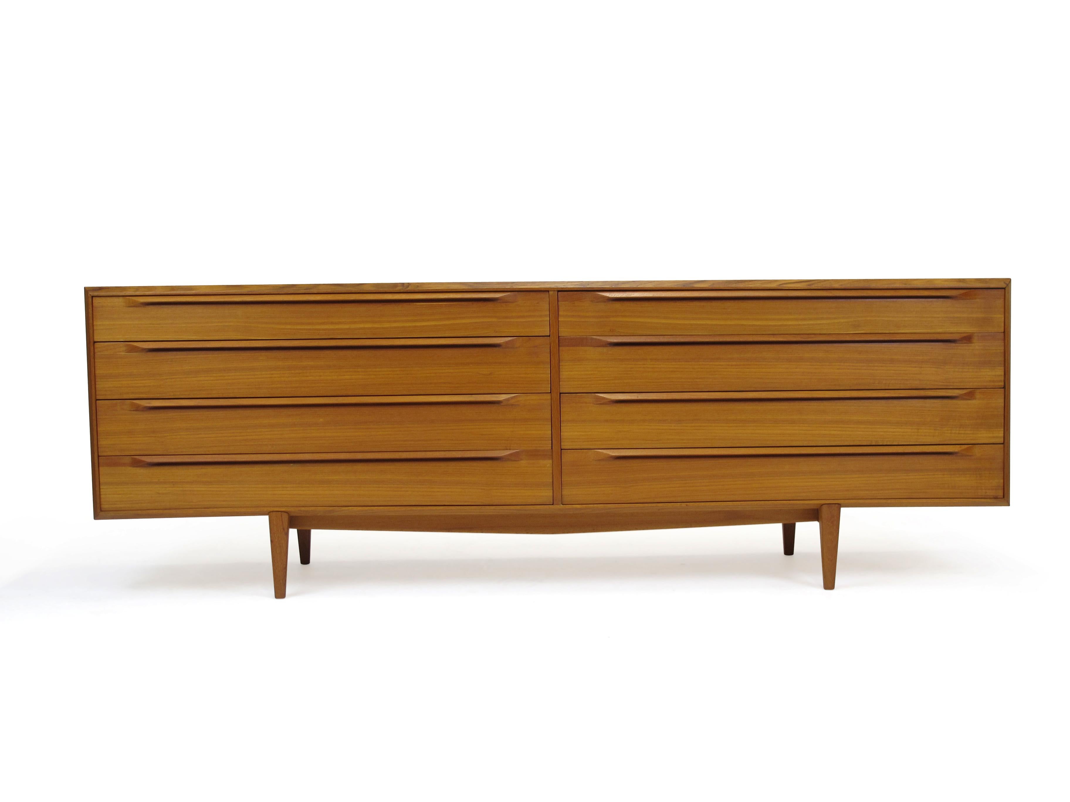 IB Kofod-Larsen Teak Eight-Drawer Dresser 2