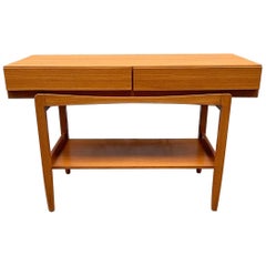 Ib Kofod-Larsen Teak Entry Credenza Console Table for Faarup
