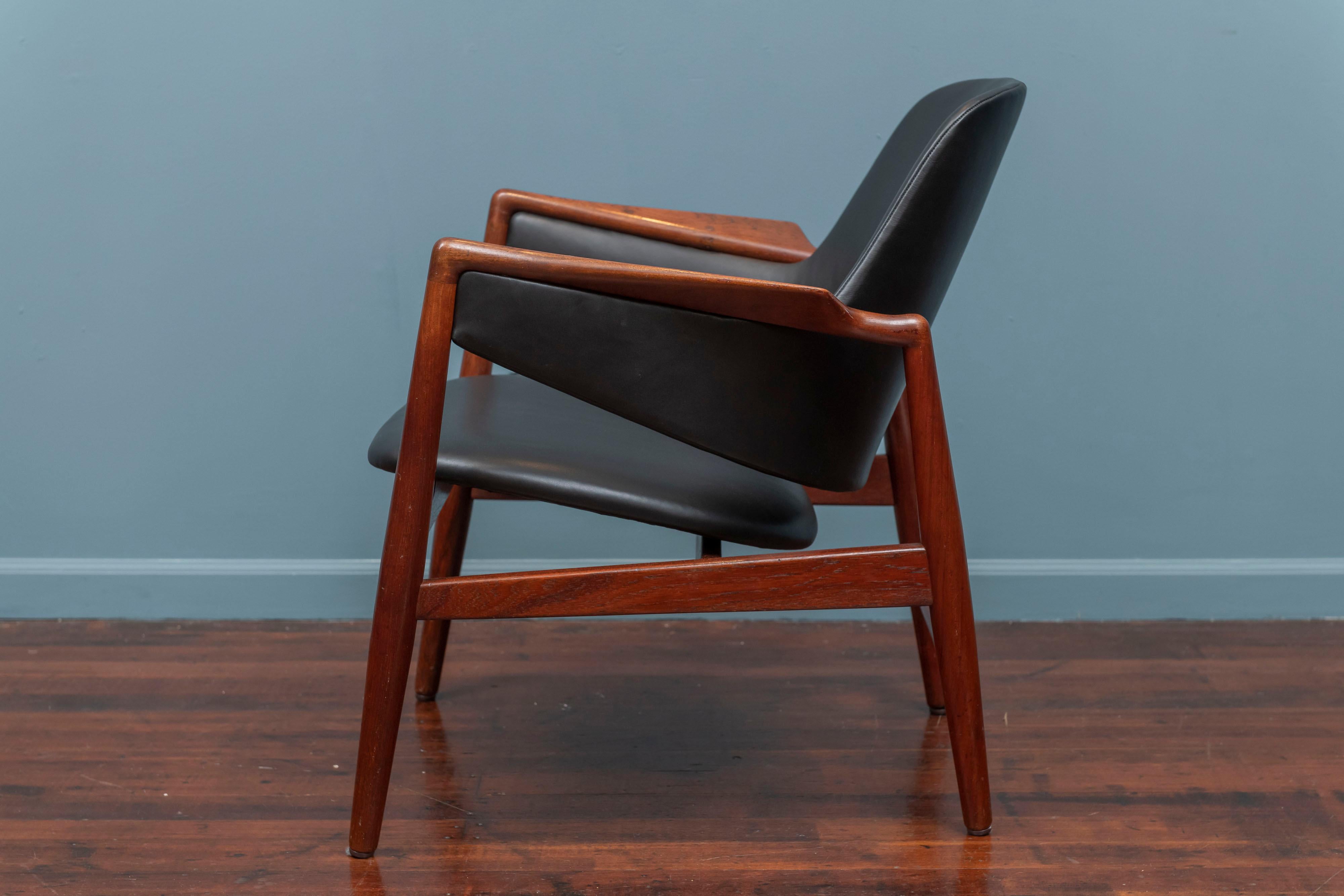 Danish Ib Kofod-Larsen Teak Lounge Chair for Christensen & Larsen