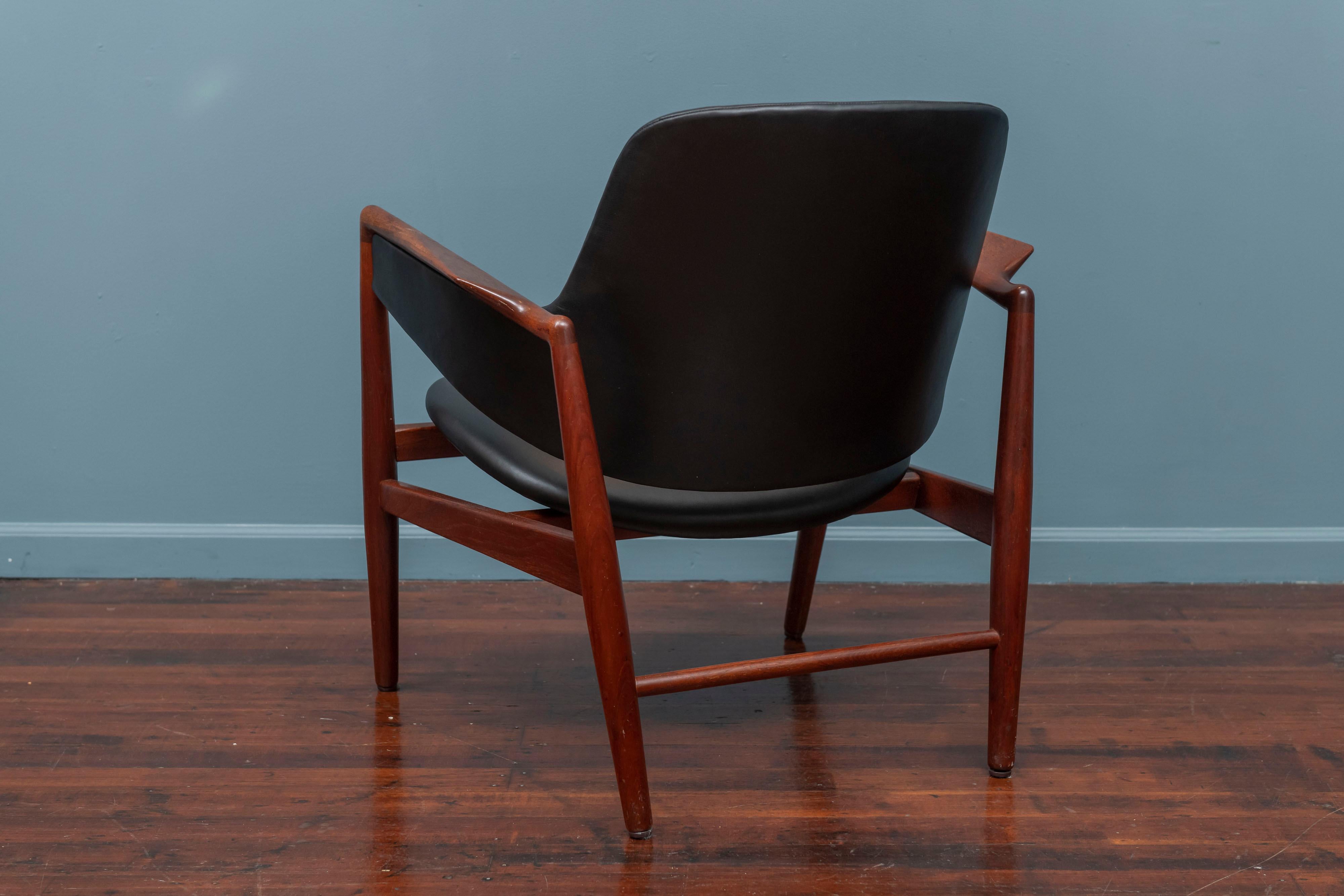 Mid-20th Century Ib Kofod-Larsen Teak Lounge Chair for Christensen & Larsen