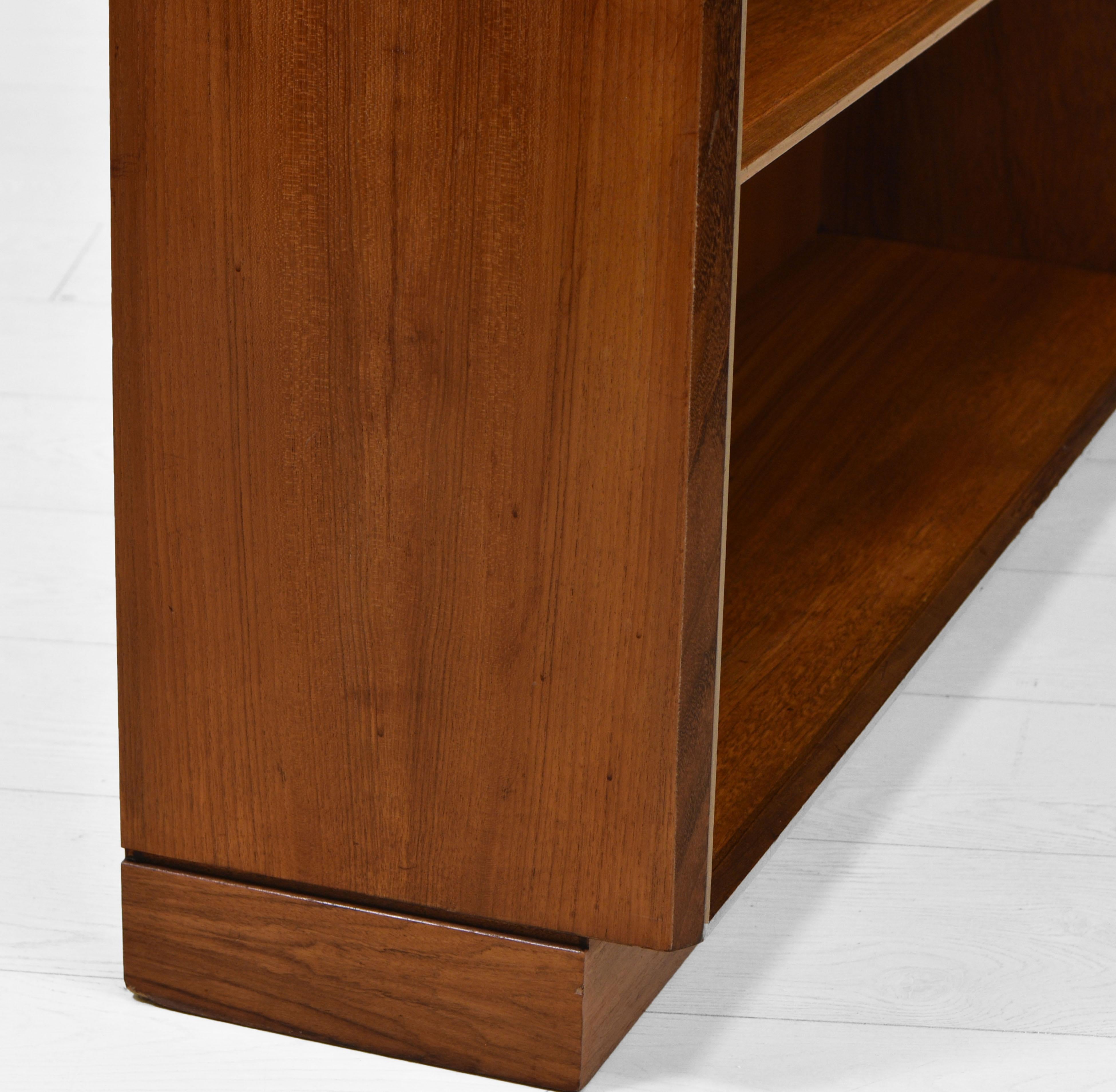 Ib Kofod Larsen Teak Open Low Bookcase Mid Century Danish Design For G PLan 9
