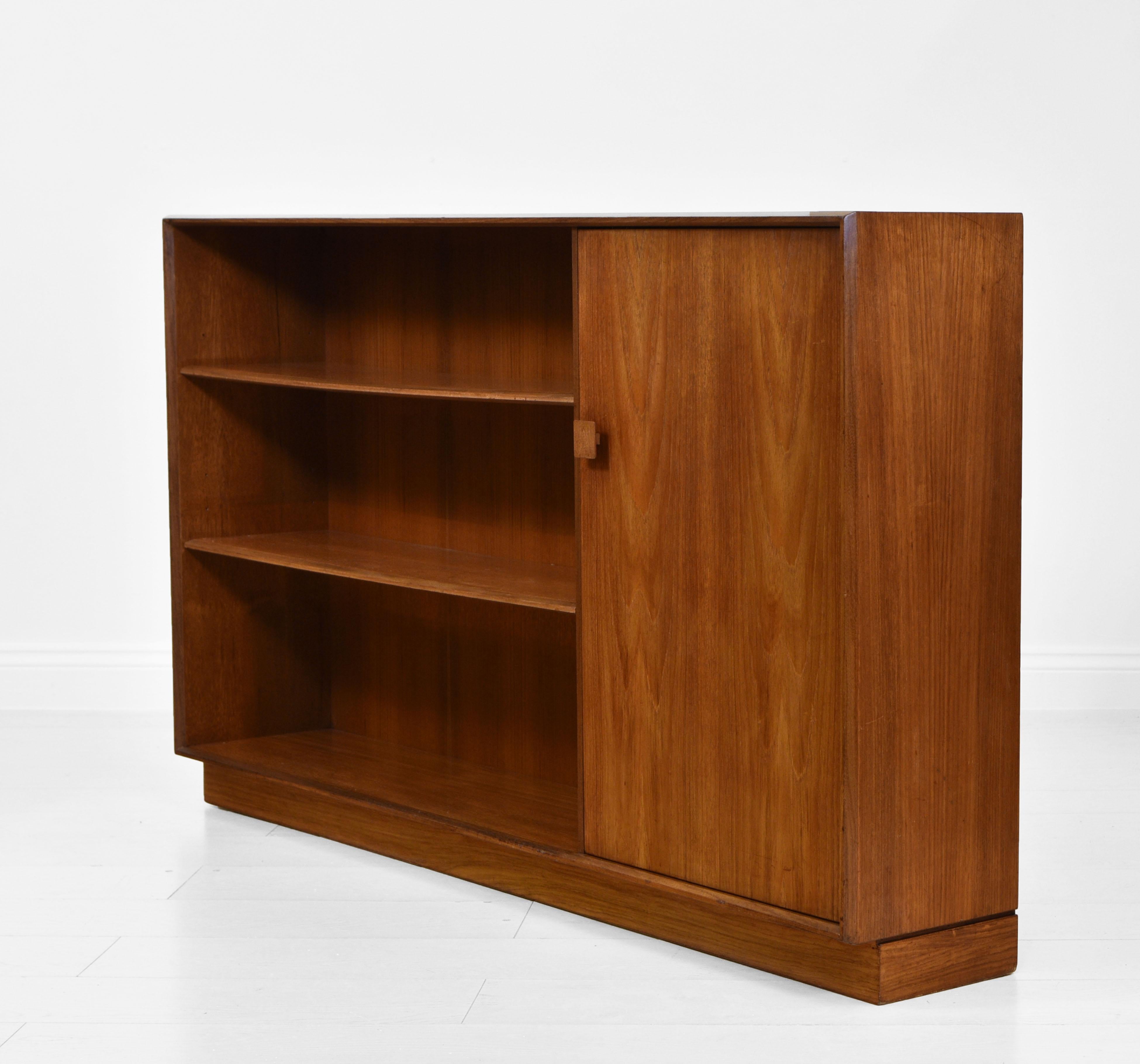 Mid-Century Modern Ib Kofod Larsen Teak Open Low Bookcase Mid Century Danish Design For G PLan
