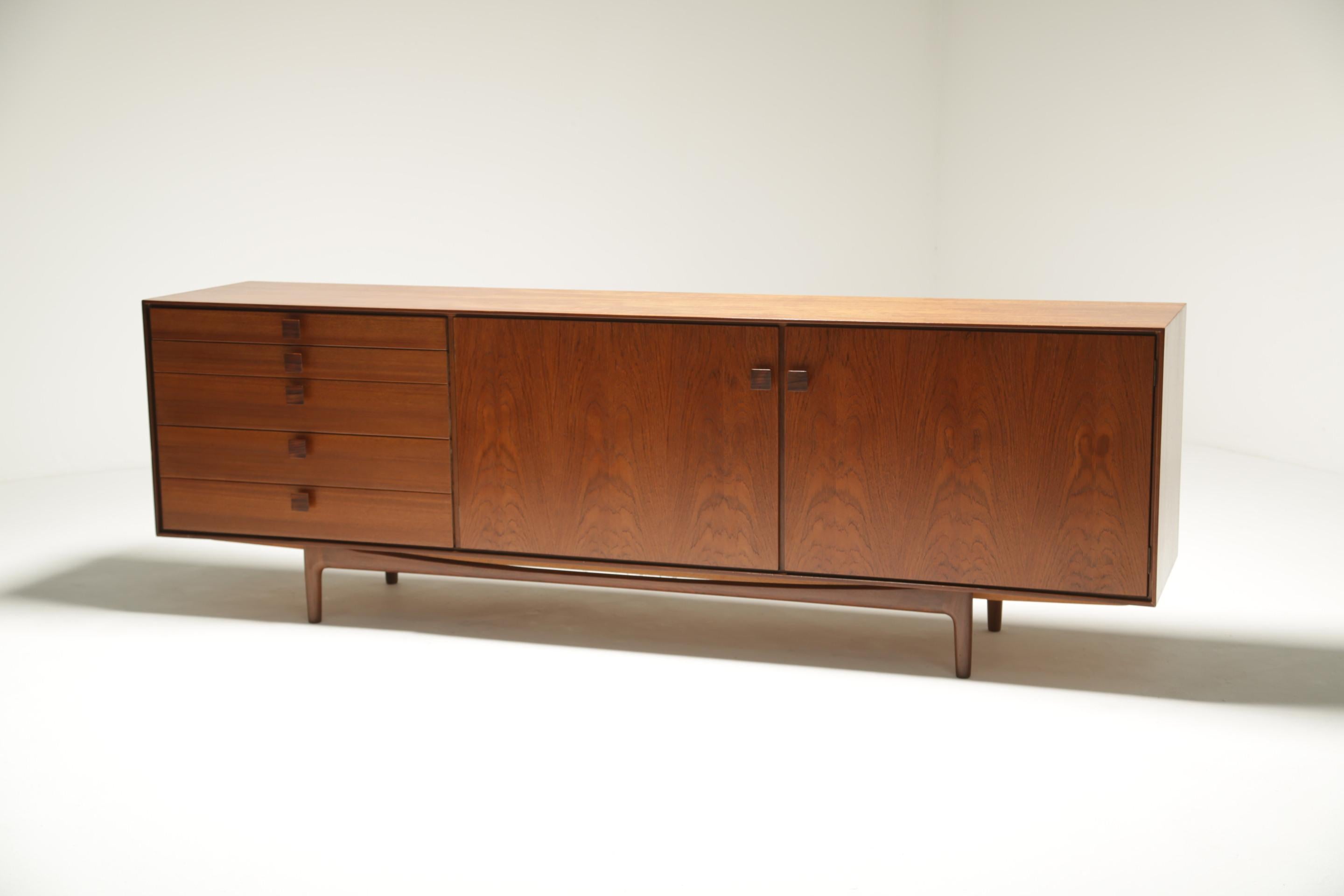 Mid-Century Modern Ib Kofod Larsen Teak Sideboard For Sale