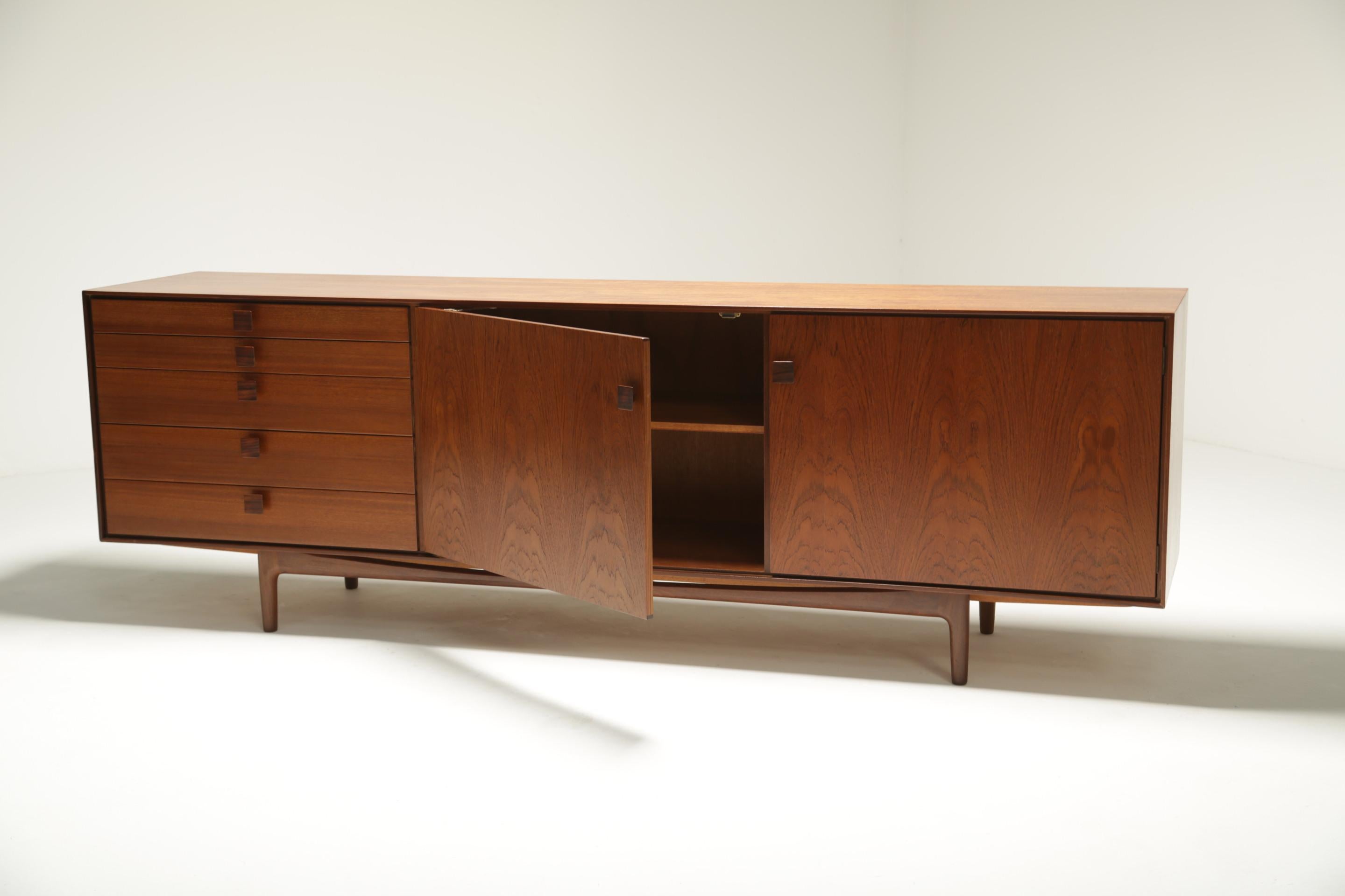 Late 17th Century Ib Kofod Larsen Teak Sideboard For Sale