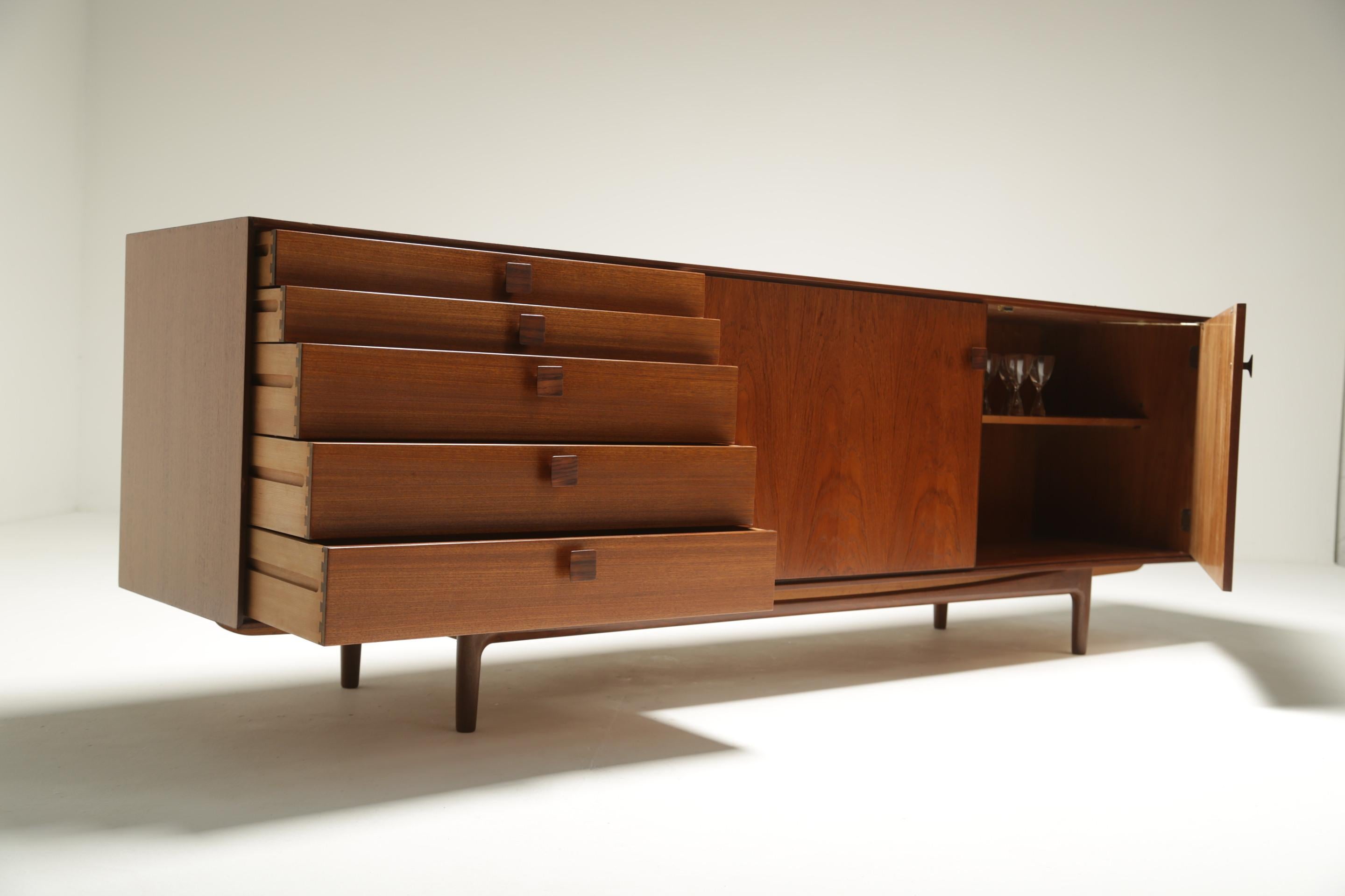 Ib Kofod Larsen Teak Sideboard For Sale 1