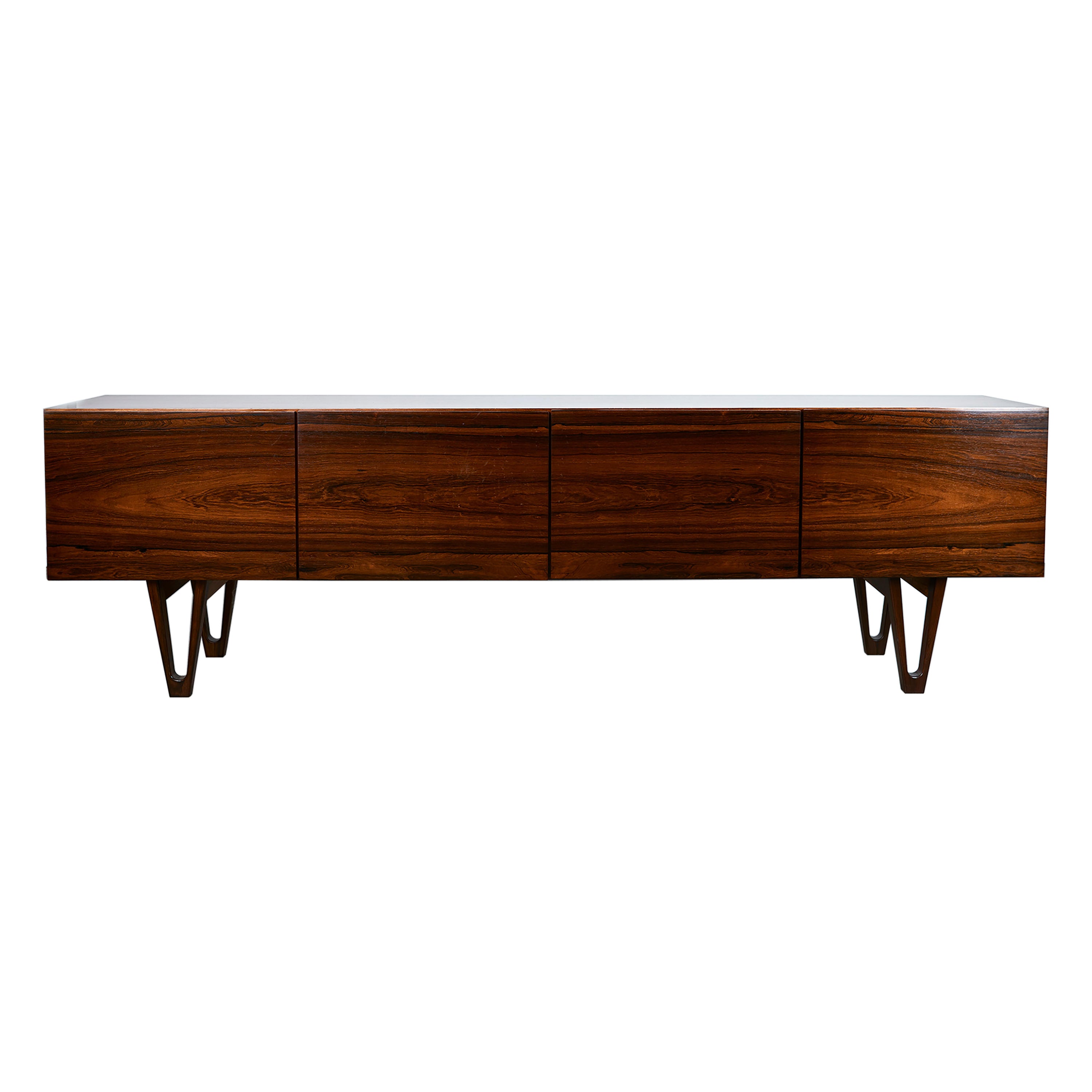 Ib Kofod Larsen Trol Sideboard, 'Rosewood' For Sale