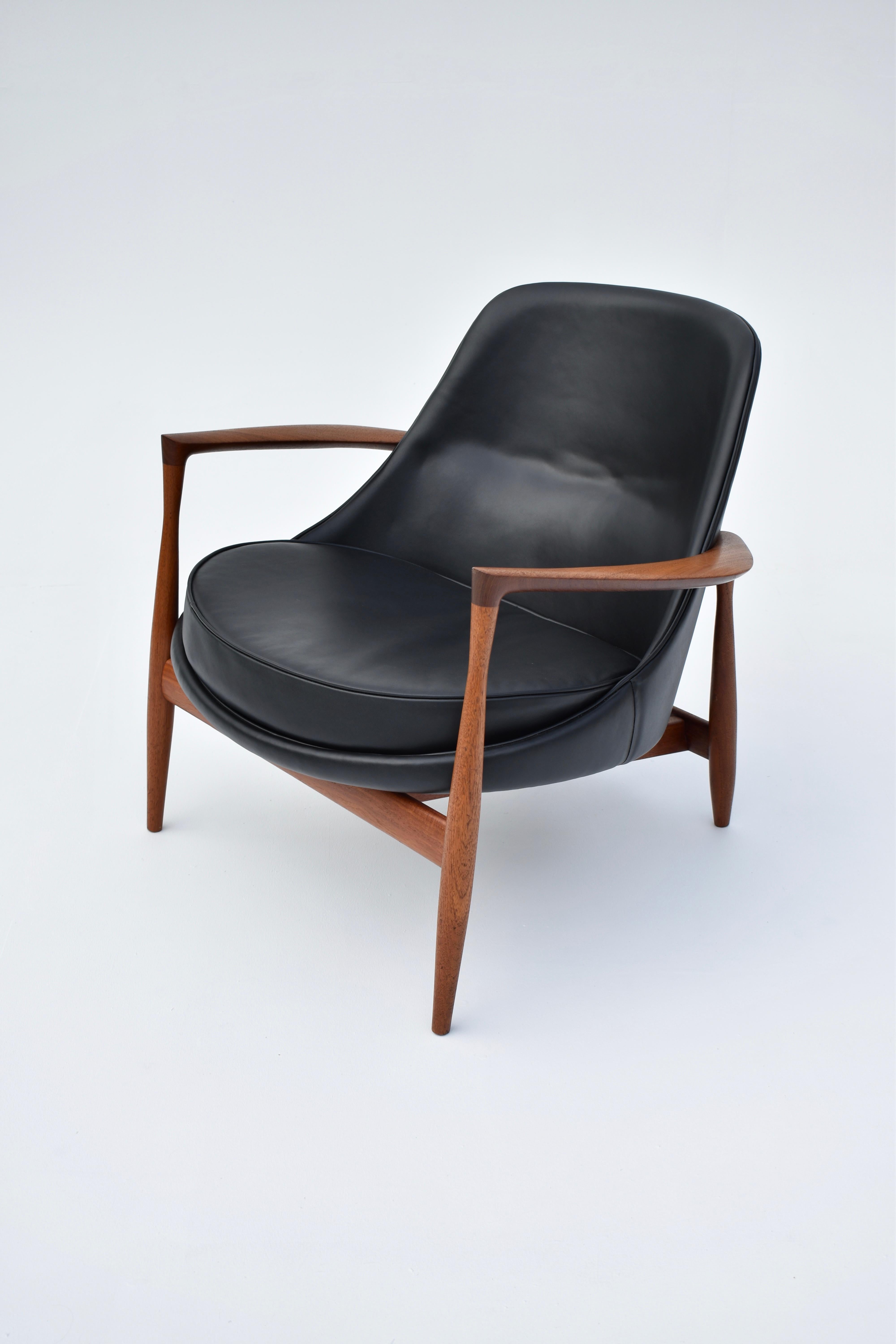 Scandinavian Modern Ib Kofod-Larsen U-56 Elizabeth Chair for Christensen & Larsen For Sale