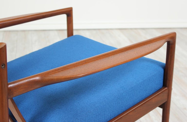 Ib Kofod-Larsen Walnut Lounge Chair for Selig For Sale 5