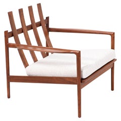 Expertly Restored - Ib Kofod-Larsen Walnut Lounge Chair for Selig