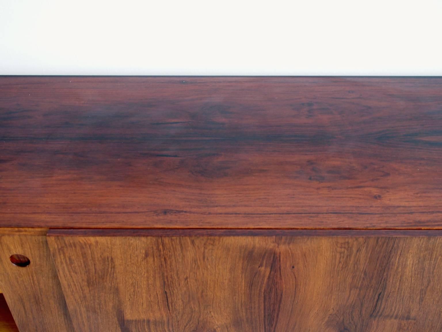 Scandinavian Modern Ib Kofod-Larsen Wooden Sideboard by Faarup Furniture Factory