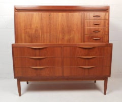 Ib Kofod Larson Teak Secretary Desk
