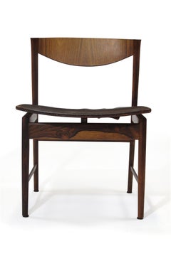 I.B Kofoed Larsen for Saffle Rosewood Dining Chairs, Set of 8