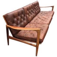 Modernes dänisches Sofa aus der Mitte des Jahrhunderts, Ib Kofoed-Larsen, 1960er Jahre