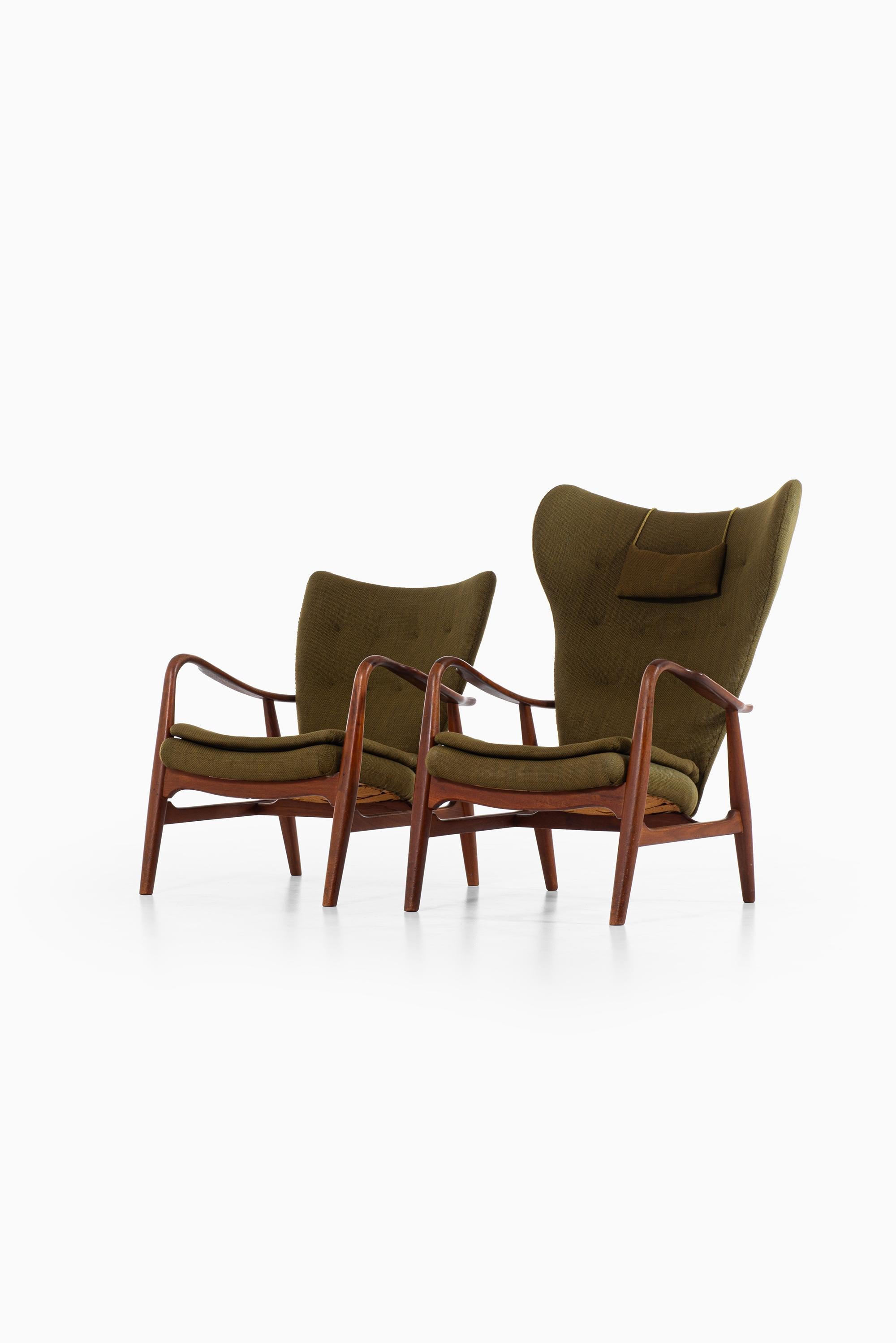 Ib Madsen & Acton Schubell Easy Chairs Produced by Madsen & Schubell in Denmark 3