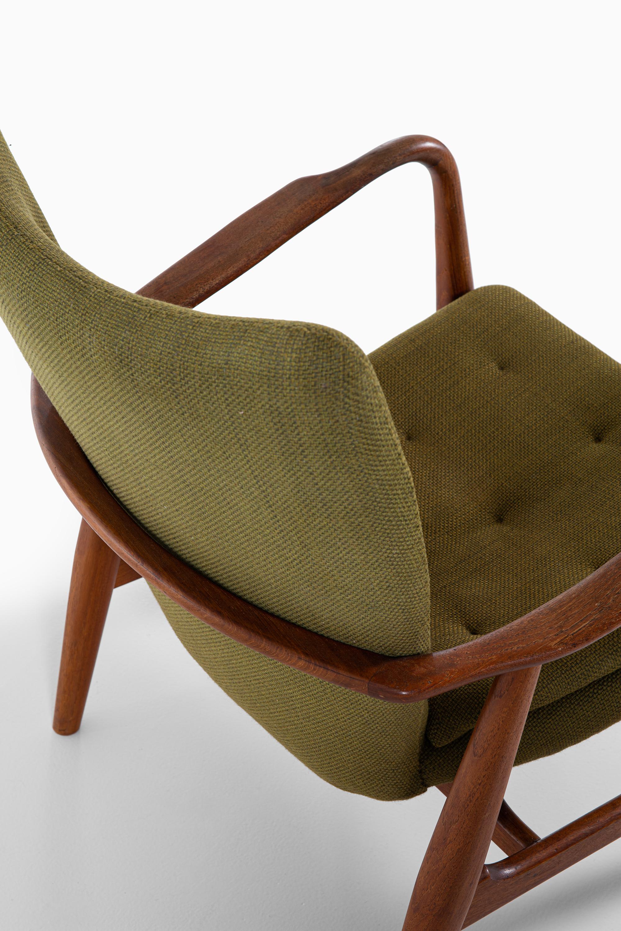 Mid-20th Century Ib Madsen & Acton Schubell Easy Chairs Produced by Madsen & Schubell in Denmark