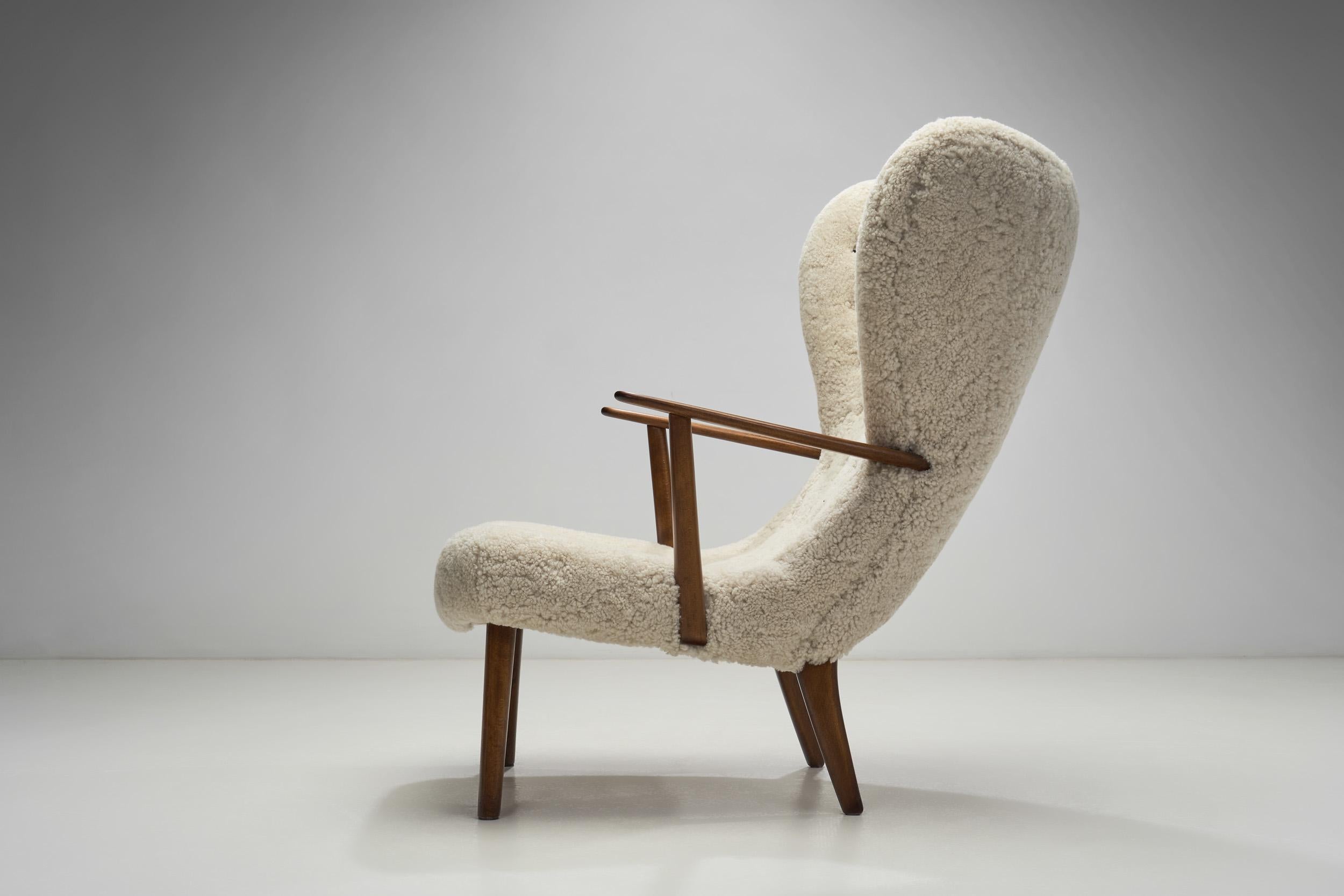 Ib Madsen & Acton Schubells „Prague Chair“ für Schubell & Madsen, Dänemark 1960er Jahre im Angebot 3