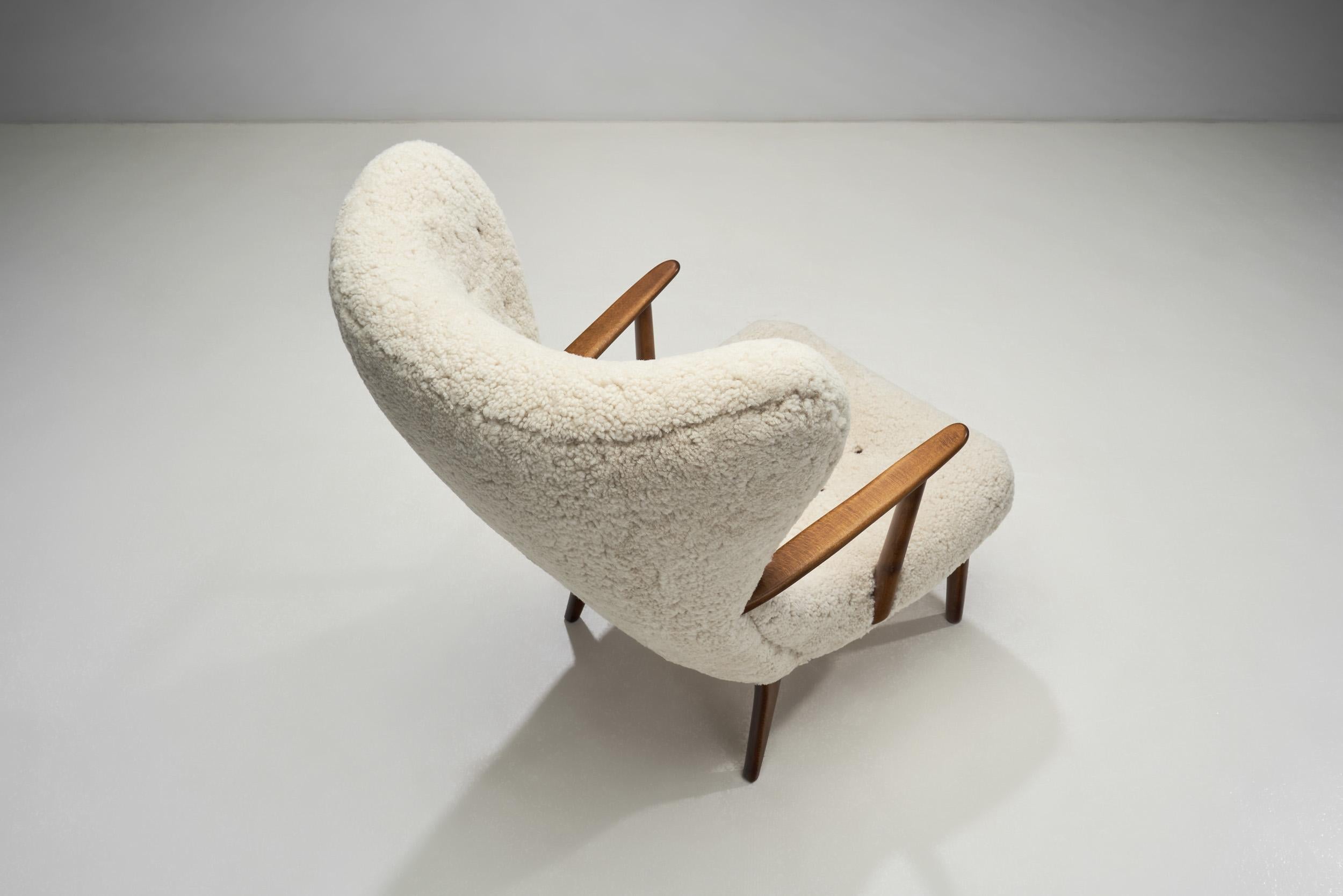Ib Madsen & Acton Schubells „Prague Chair“ für Schubell & Madsen, Dänemark 1960er Jahre im Zustand „Gut“ im Angebot in Utrecht, NL