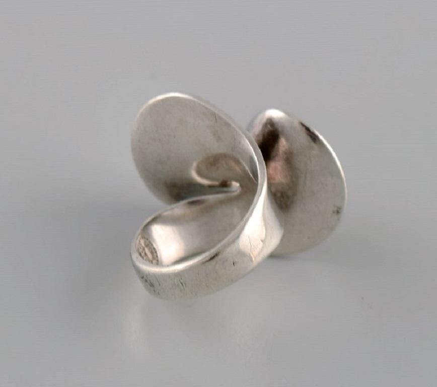 Ibe Dahlquist '1924-1996' for Georg Jensen, Modernist Ring in Sterling Silver 1