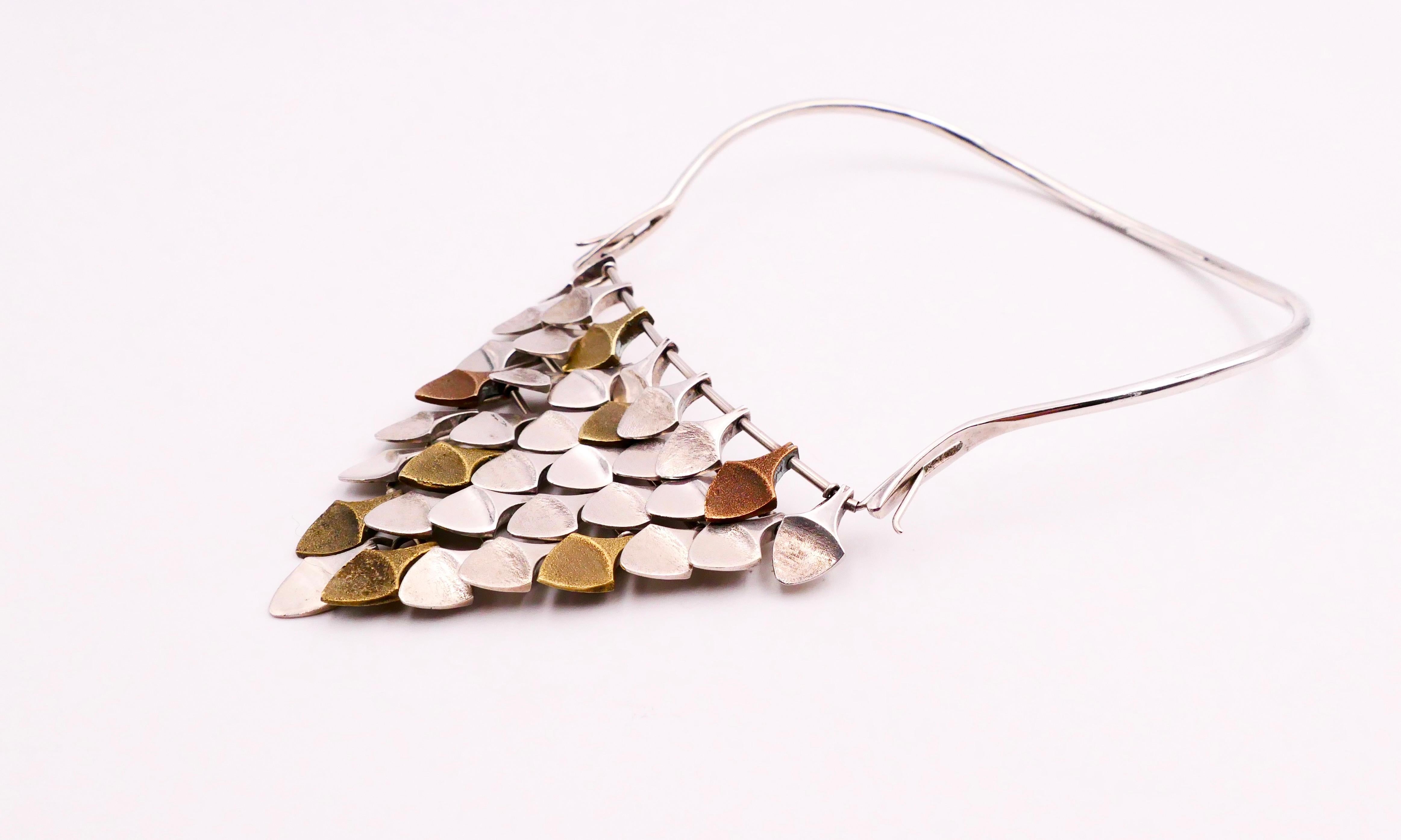 Moderno Collana a cascata di Ibe Dahlquist 1965 -  Design scandinavo in vendita
