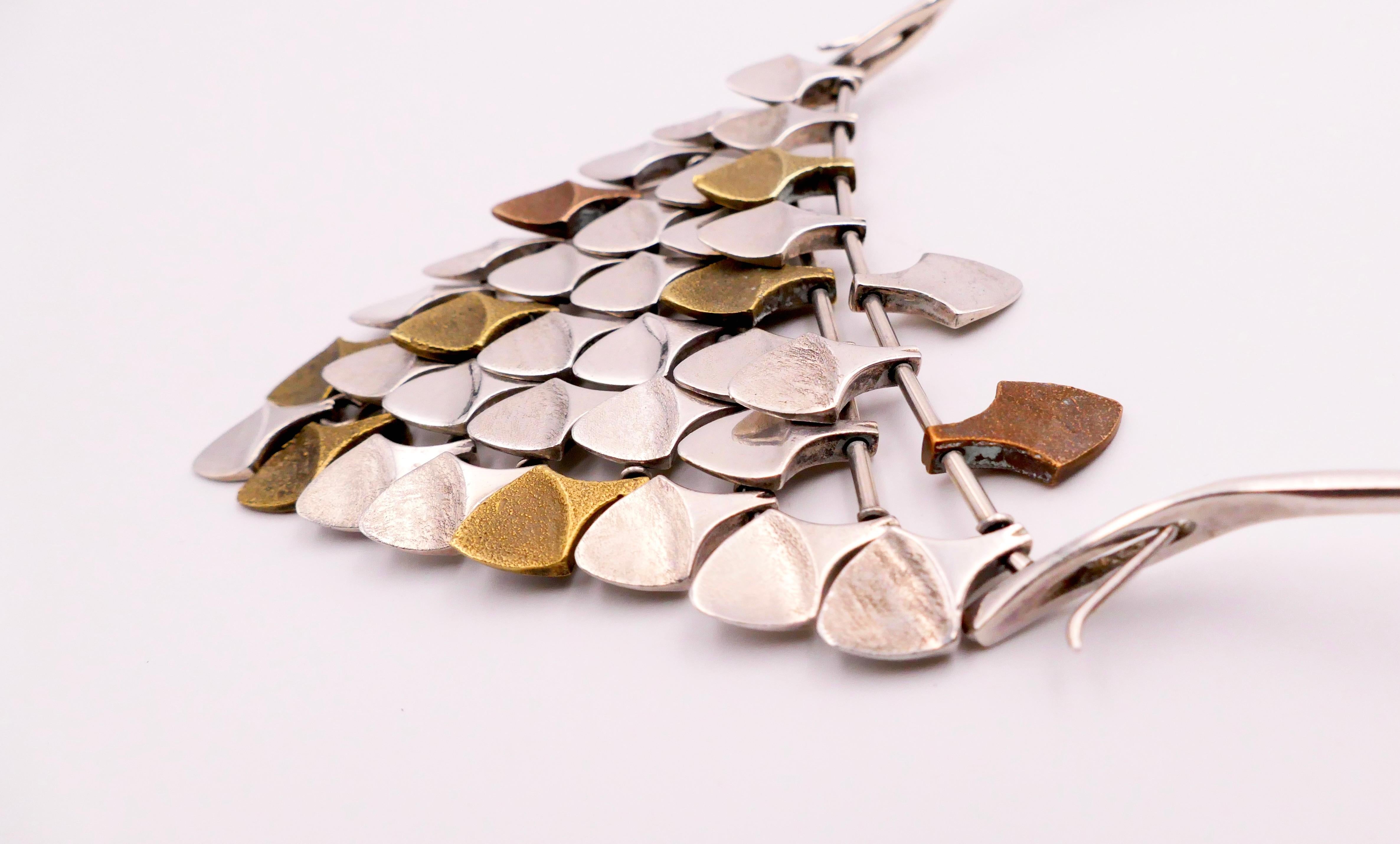 Collana a cascata di Ibe Dahlquist 1965 -  Design scandinavo In condizioni buone in vendita a Bruxelles, BE