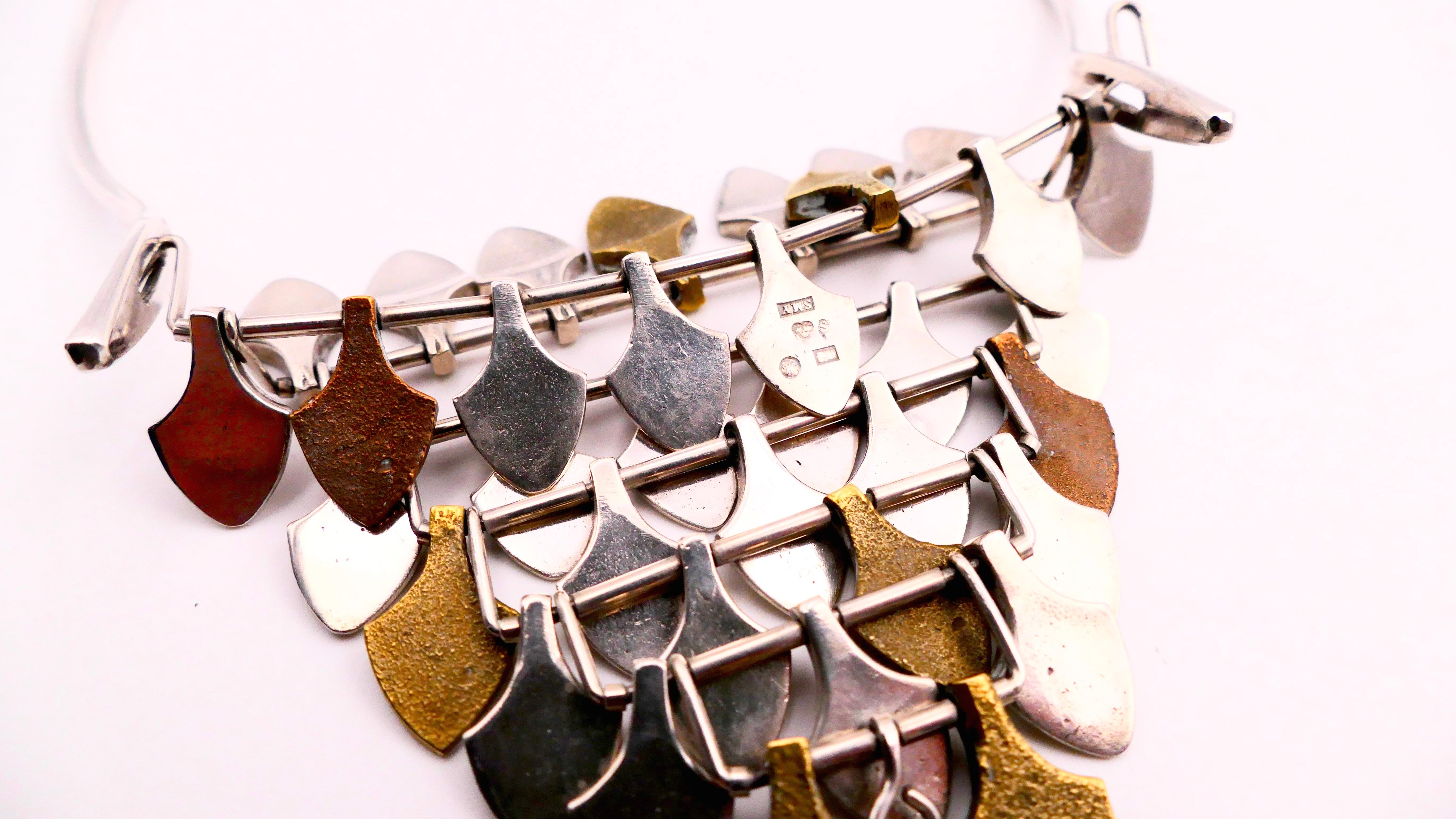 Collier cascade Ibe Dahlquist 1965 -  Design scandinave en vente 1