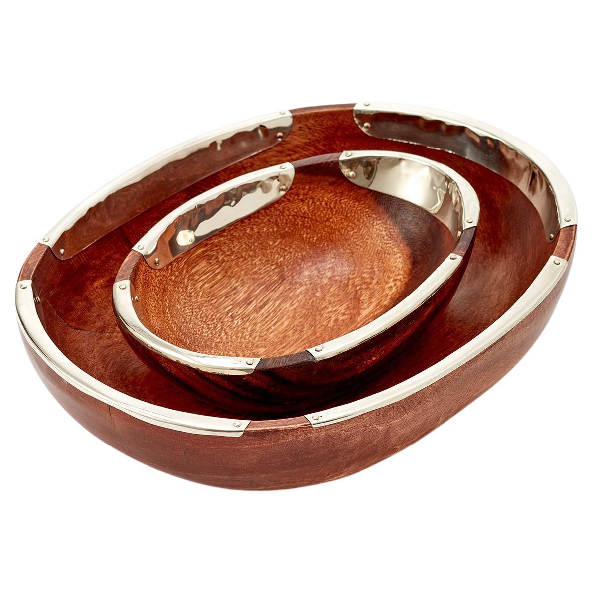 Silver Divided Snack Bowl For Sale at 1stDibs