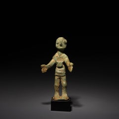 Iberian Bronze Ex-Voto Sculpture, Archaistic Style, 1st Century BC