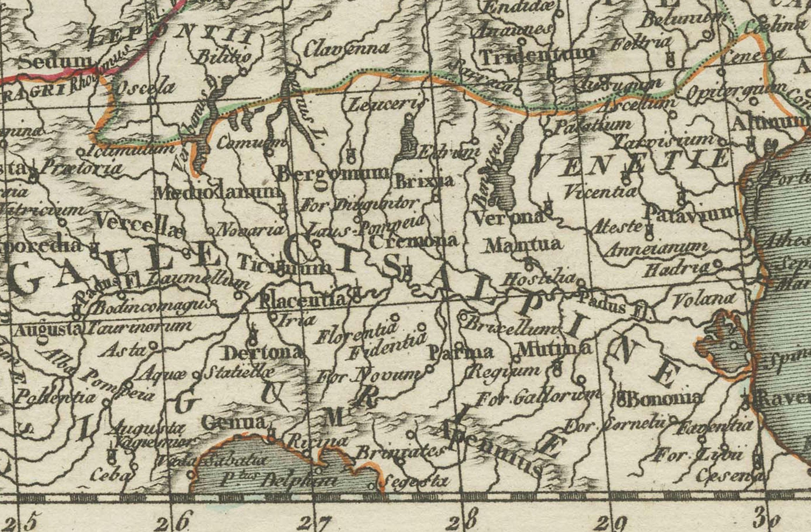 Iberian Peninsula & Mediterranean Map: Western Roman Empire, by Tardieu, 1802 For Sale 1