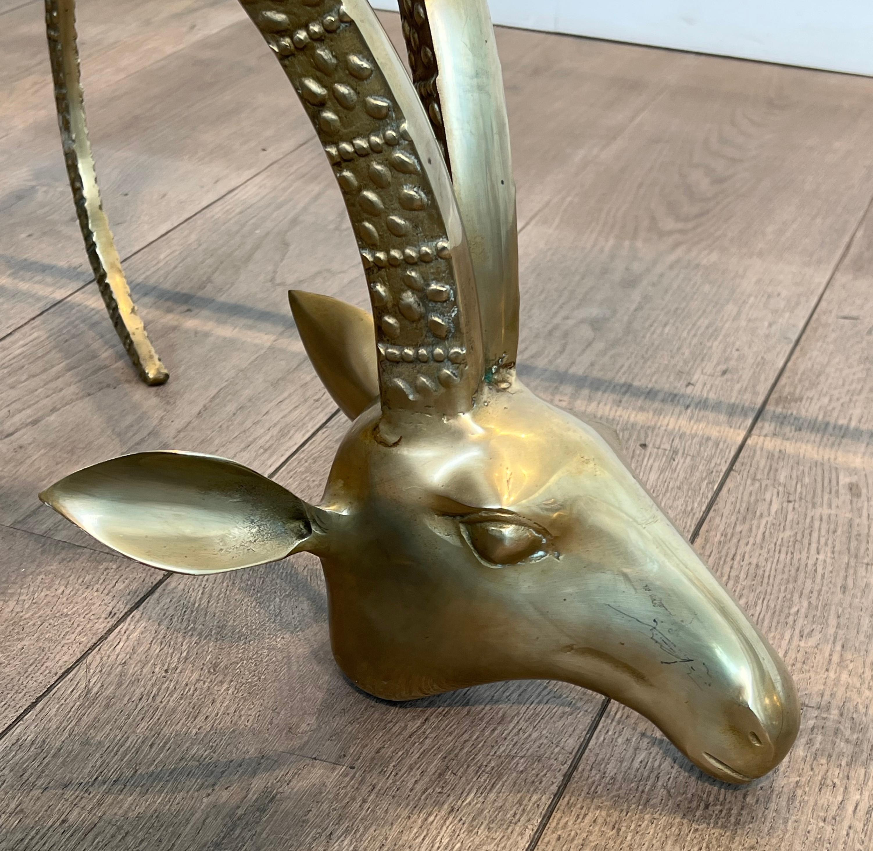 Table basse en laiton Ibex par Alain Chervet en vente 10