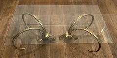Ibex Brass Coffee Table by Alain Chervet