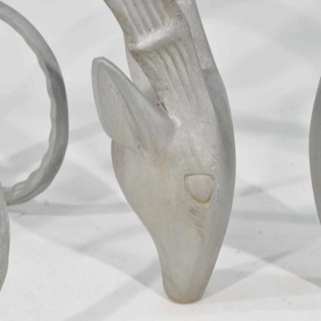 Mesa de comedor Ibex con tablero de cristal Francés en venta