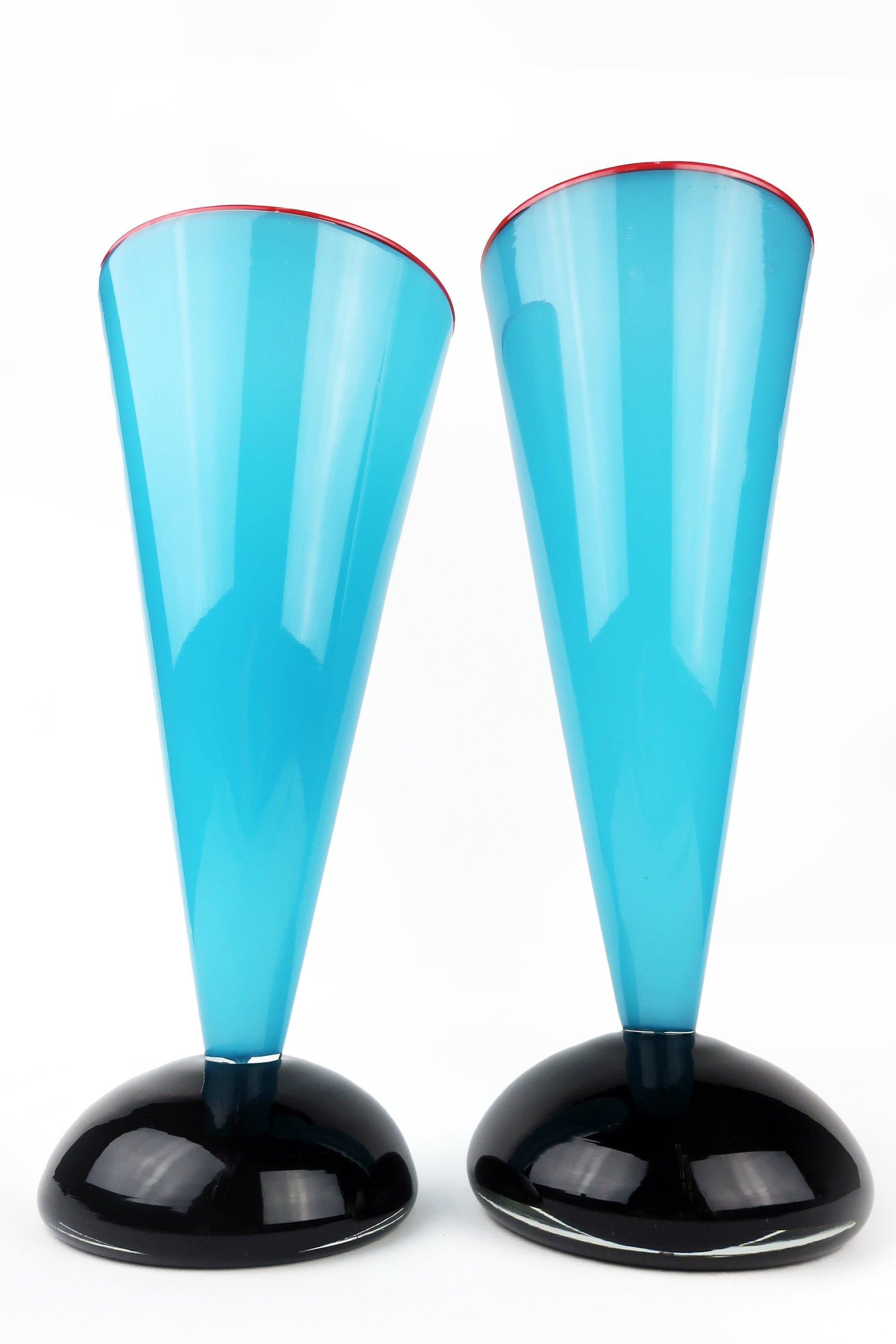 IBEX Postmodern Art Glass Vase 3