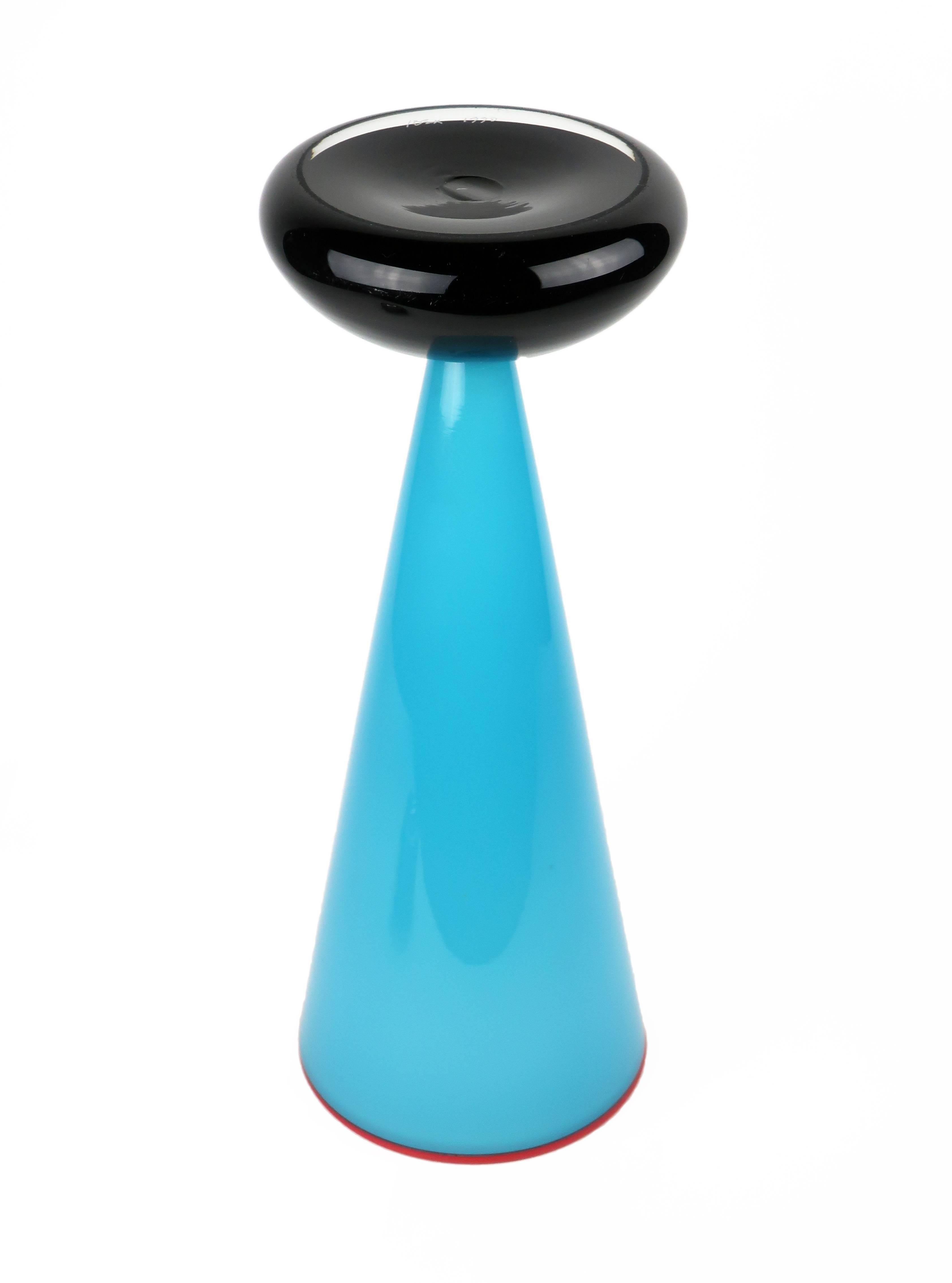 IBEX Postmodern Art Glass Vase 3