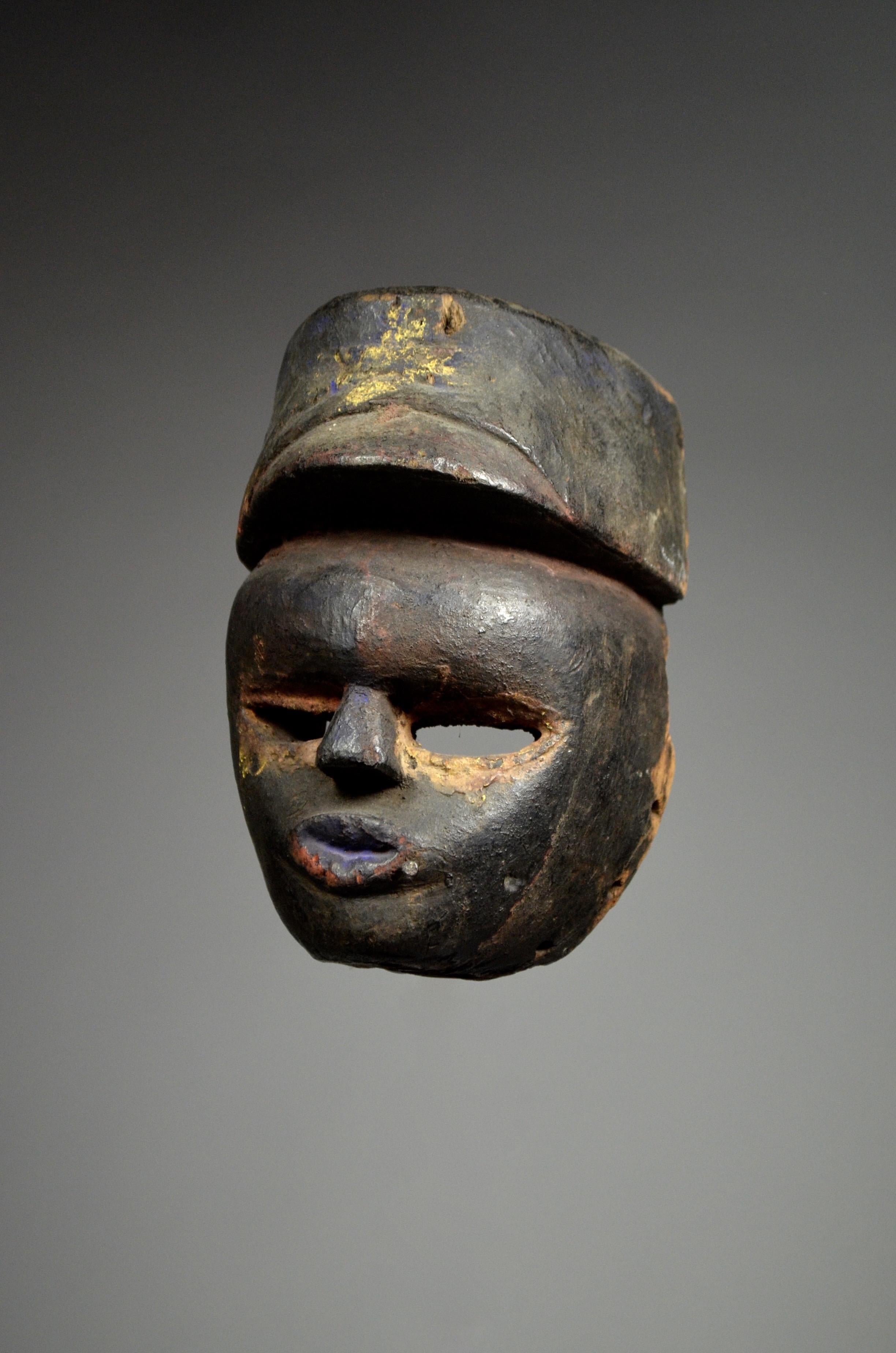 Wood Ibibio Mask from Nigeria For Sale