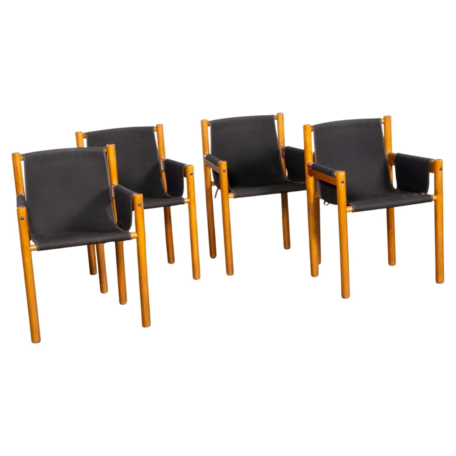 Ibisco Italian Sling Chairs, Set of 4 For Sale