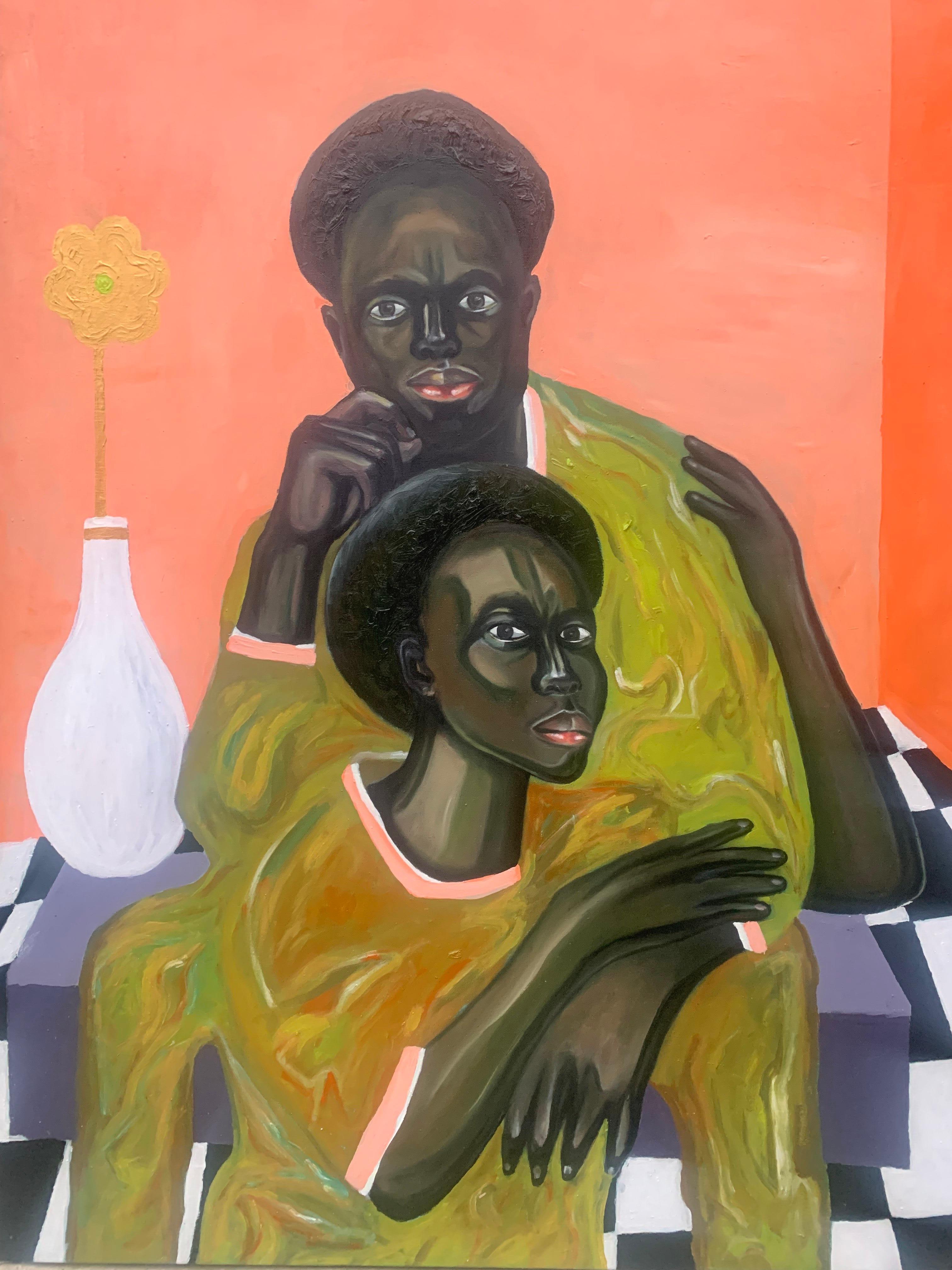 Eternal Entwined - 21st Century, Contemporary, Figurative, Women, Love, Modern