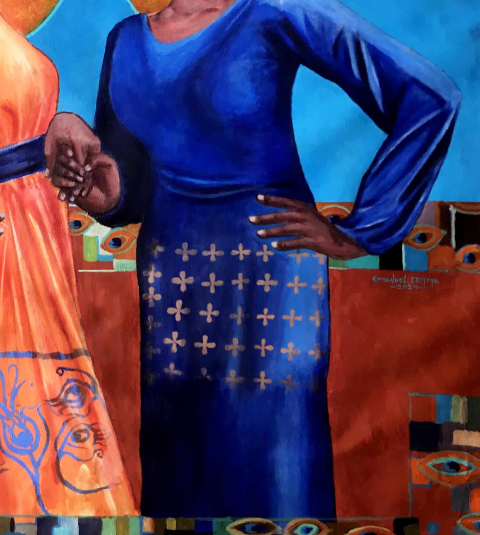 Matchless Bond - 21st Century, Contemporary, Figurative, Women, Love, Fashion For Sale 1