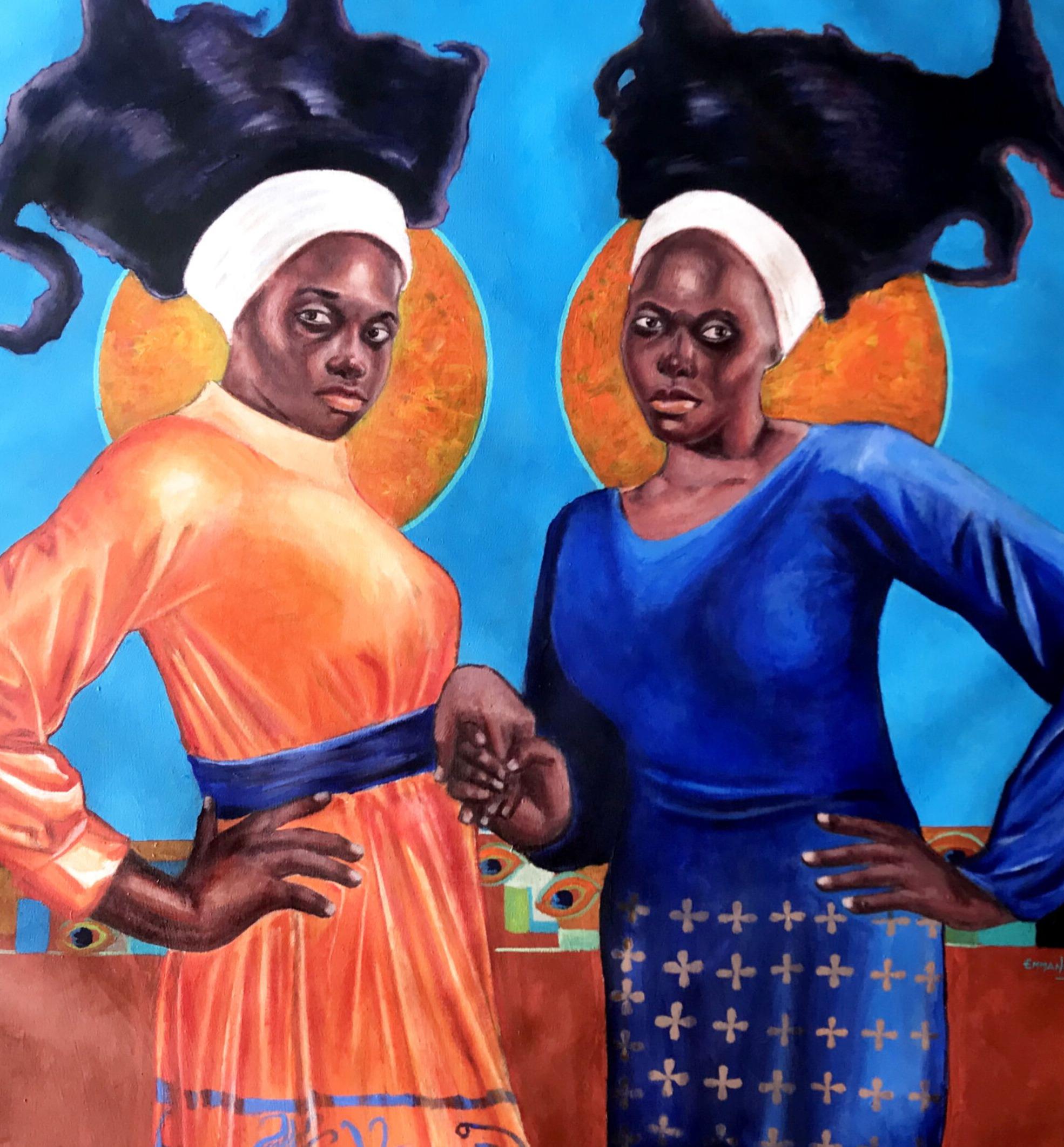 Matchless Bond - 21st Century, Contemporary, Figurative, Women, Love, Fashion For Sale 2