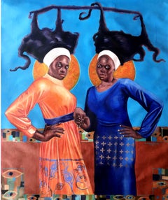 Matchless Bond - 21st Century, Contemporary, Figurative, Women, Love, Fashion