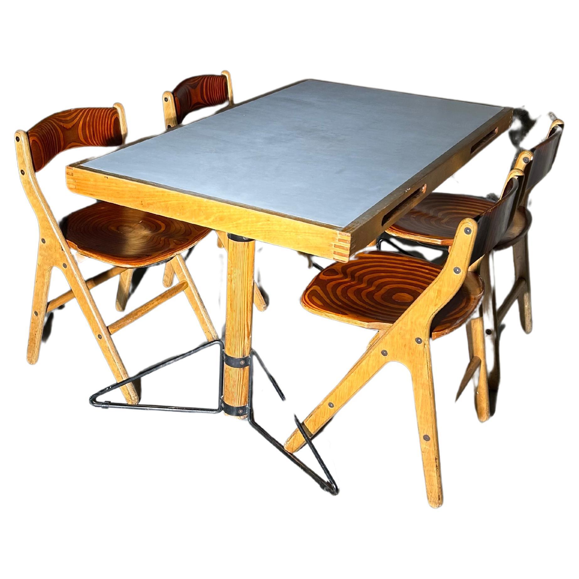 IBM table and chair  For Sale