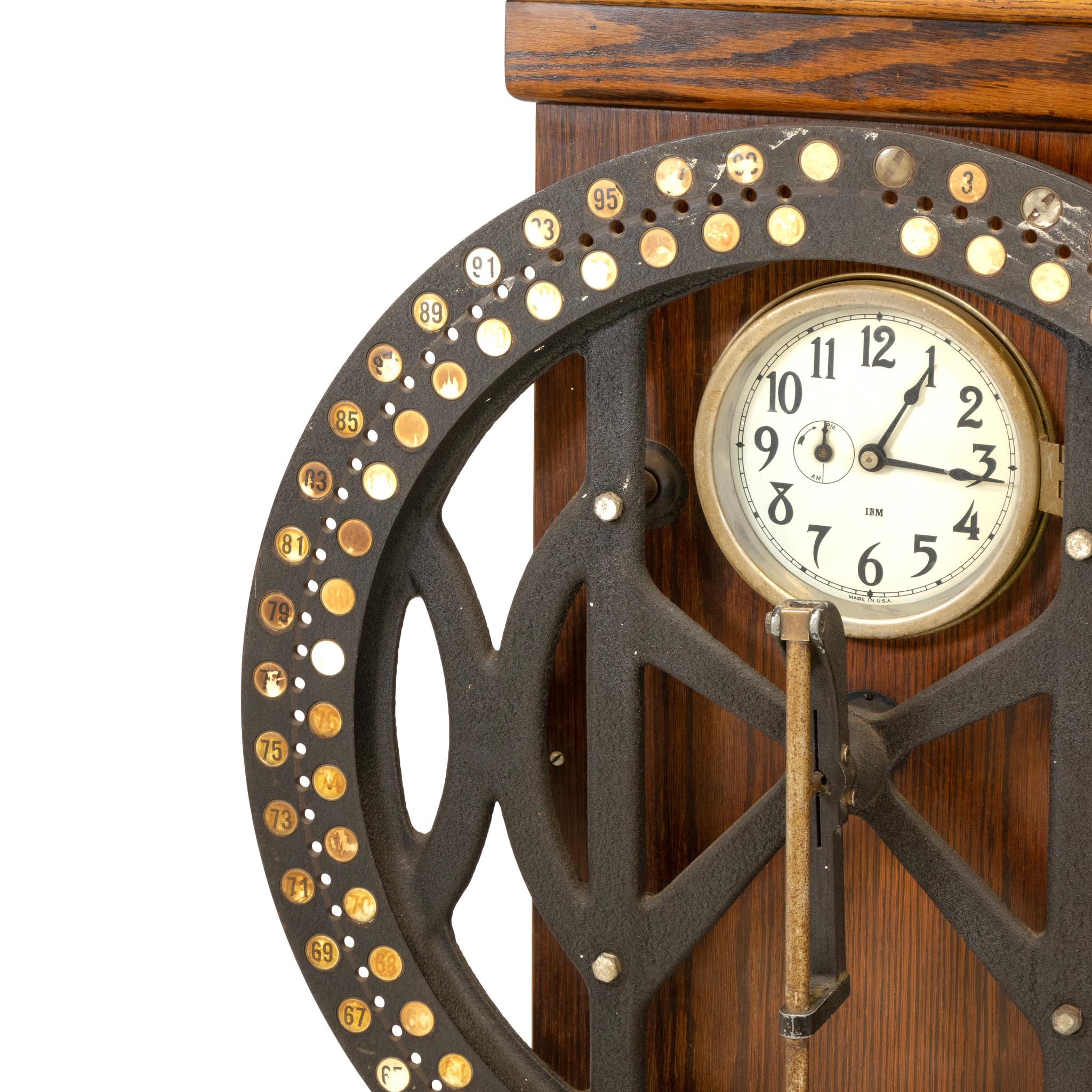 antique time punch clock for sale