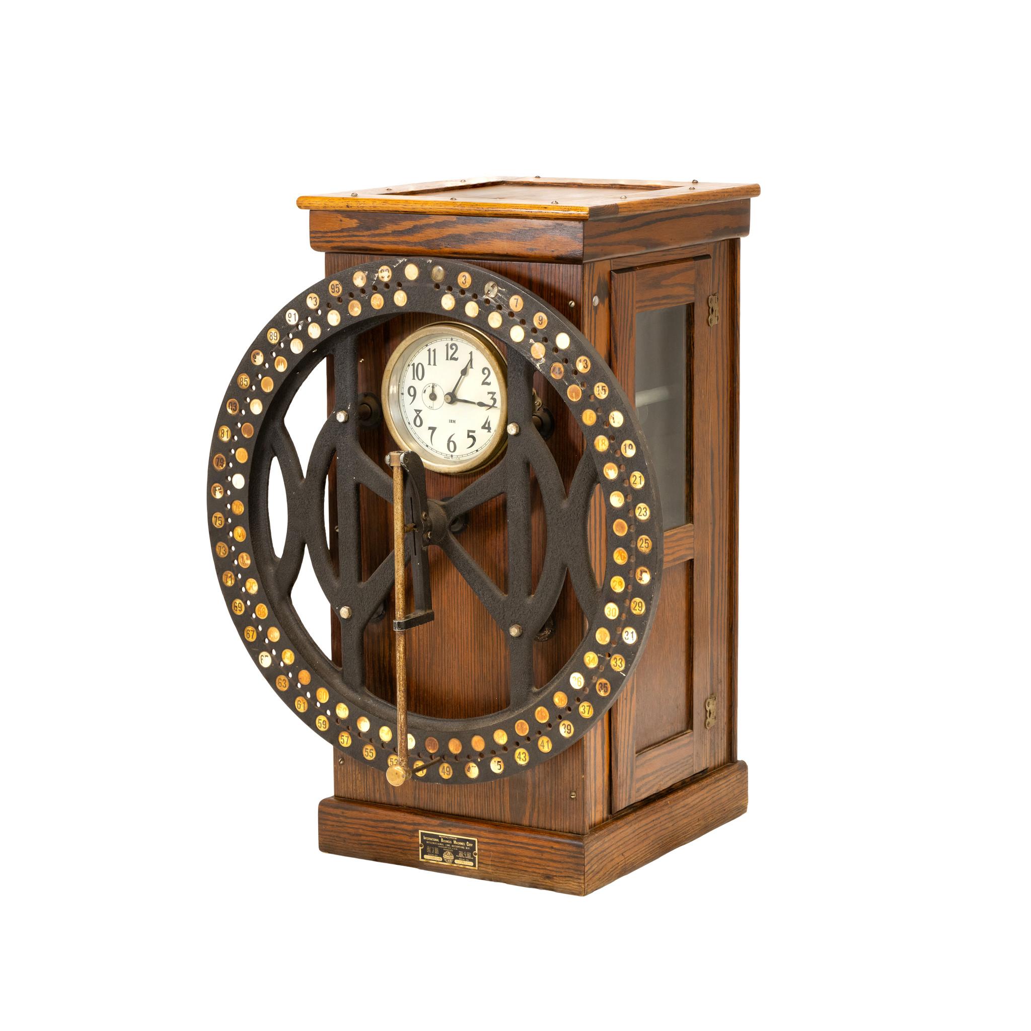 American IBM Time Clock For Sale