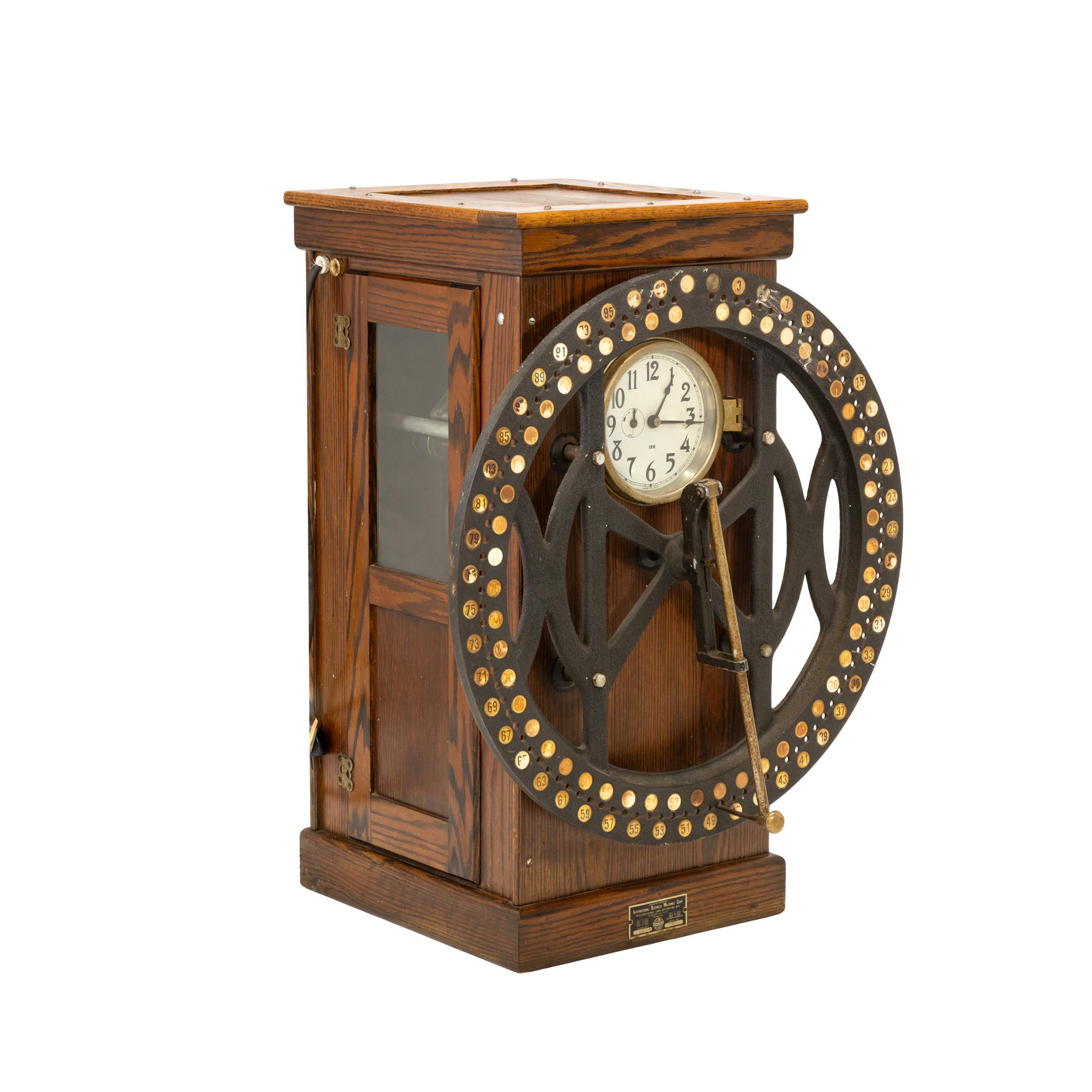 IBM Time Clock In Good Condition For Sale In Coeur d'Alene, ID